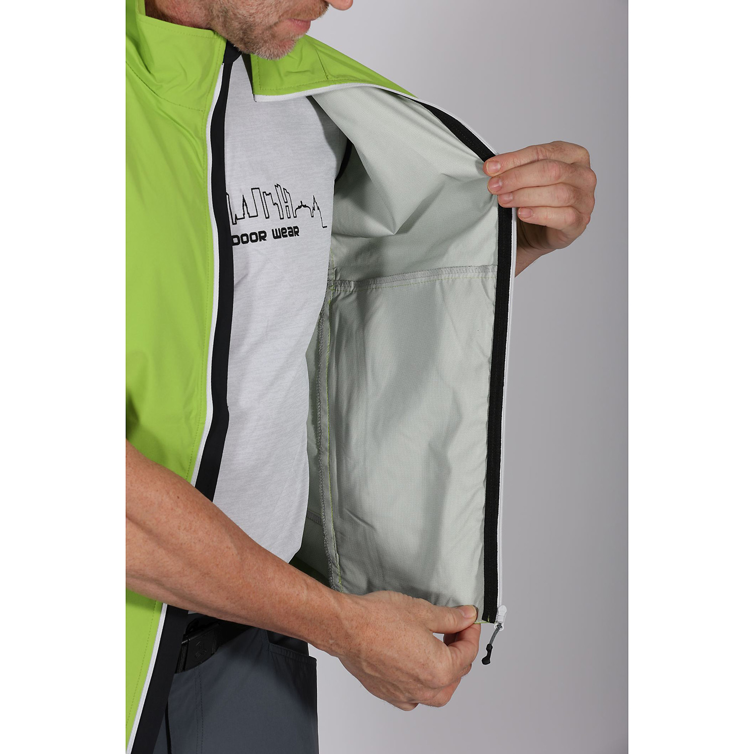 Herren Maul Sport Hellgrün Radeberg - leichte Fleecejjack 10 48 Unterjacke