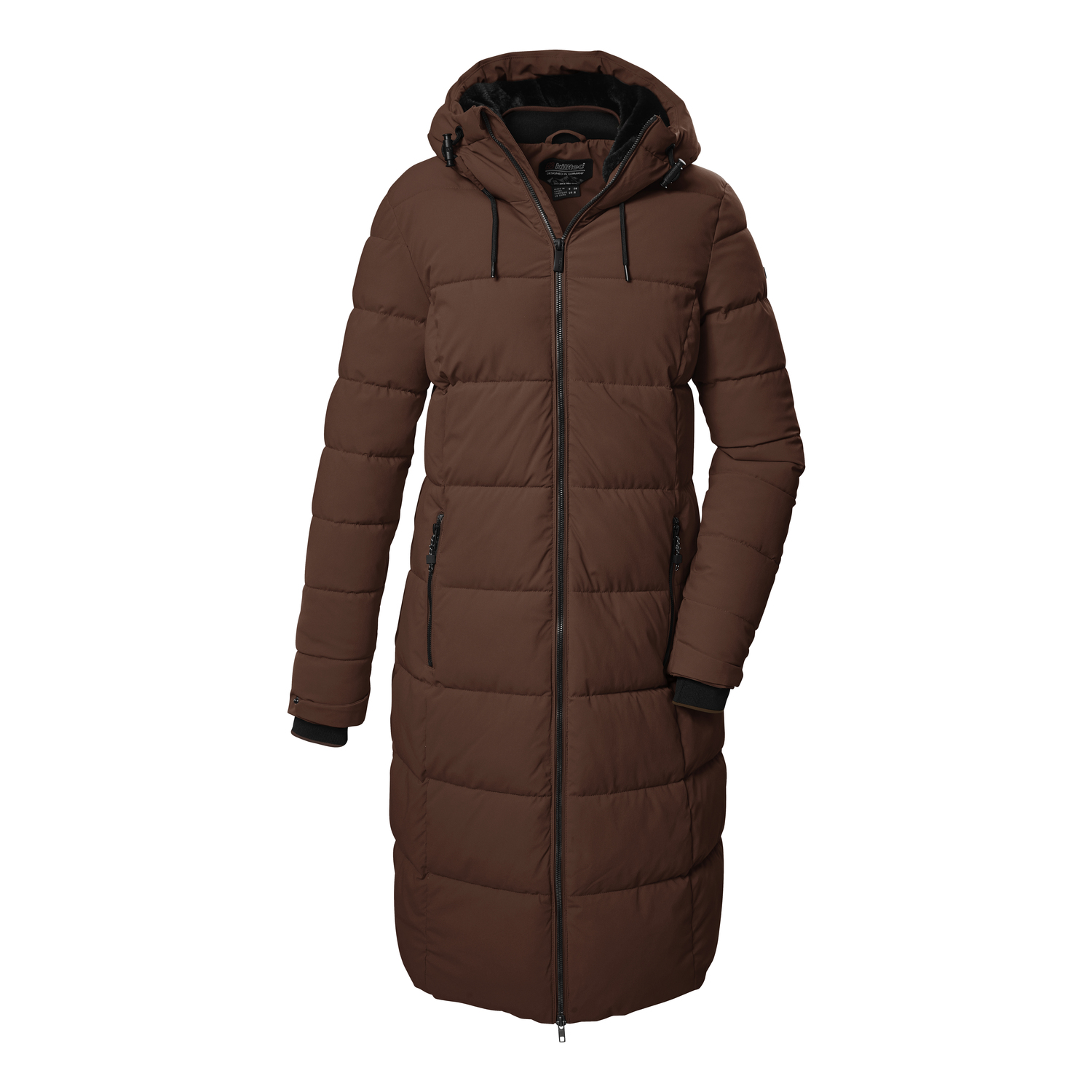 Damen killtec Braun KOW 56 WMN QLTD CT 00675 50 Mantel