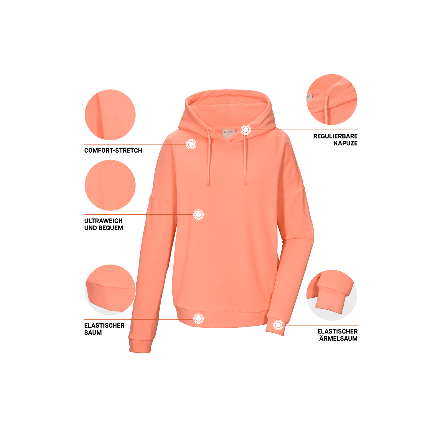 Damen killtec Orange