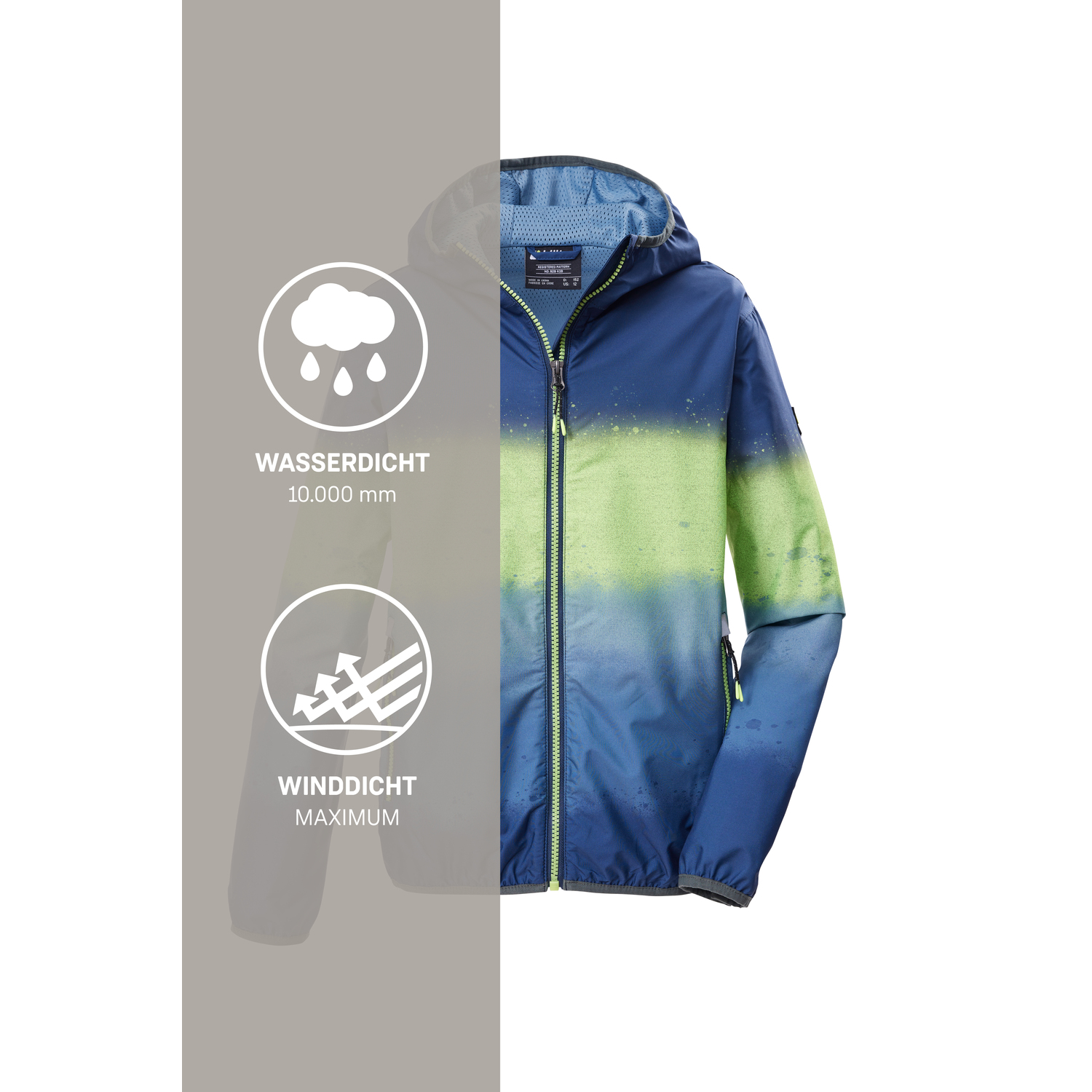 Kinder killtec Blau KOS 144 BYS JCKT 00520 176 Funktionsjacke