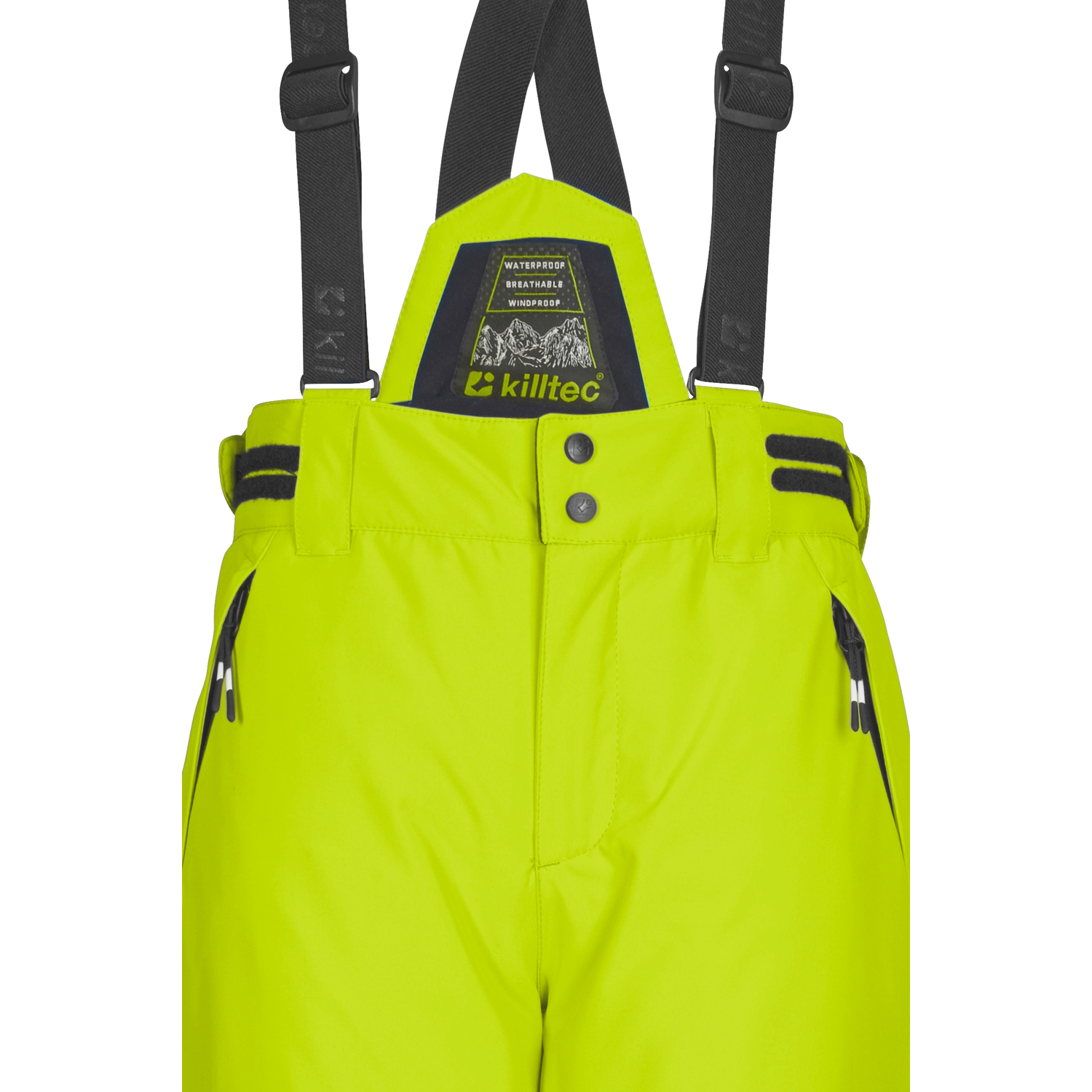 Kinder killtec Gelb KSW 214 BYS SKI PNTS Latzhose