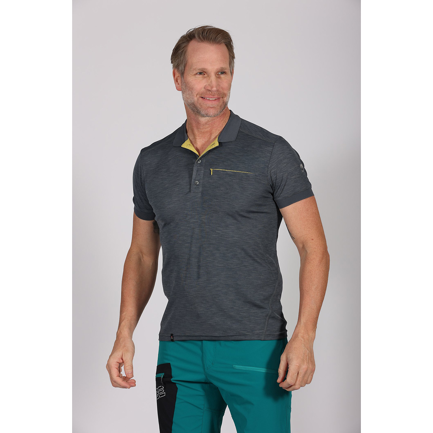 Herren Maul Sport Grau Ini II - 3/4 Shirt 10 36 Shirt
