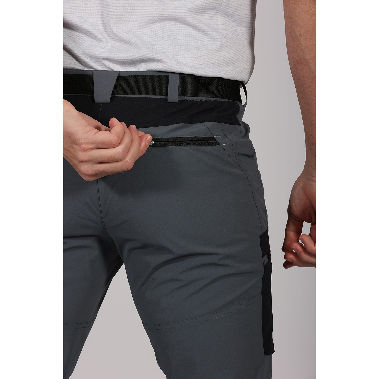 Herren Maul Sport Dunkelgrau Etzel ultra - lange Hose elast 0501 52 Hose