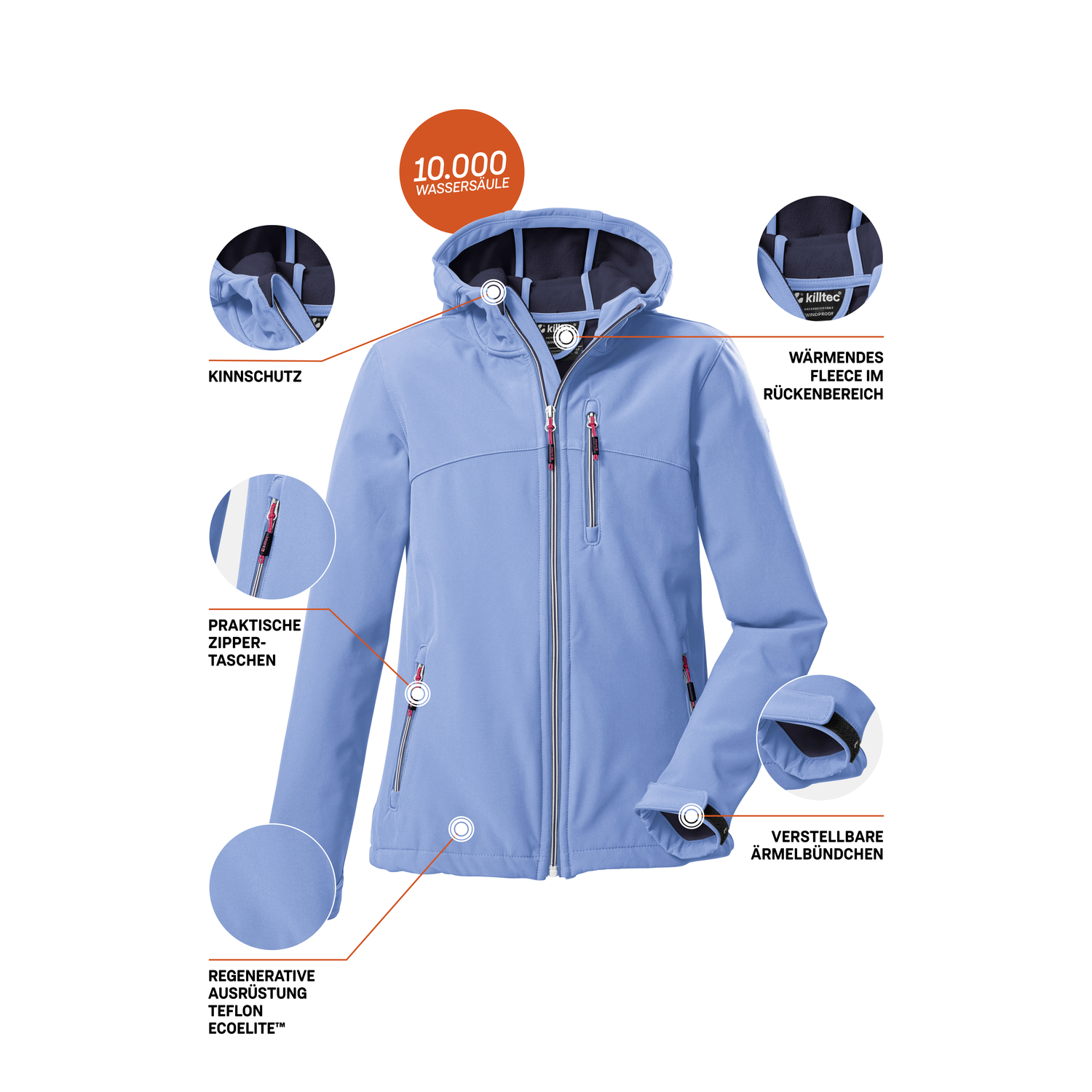 Mädchen Kinder killtec Blau