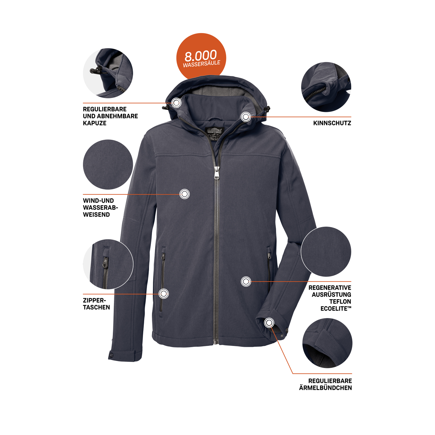 Herren killtec Grau