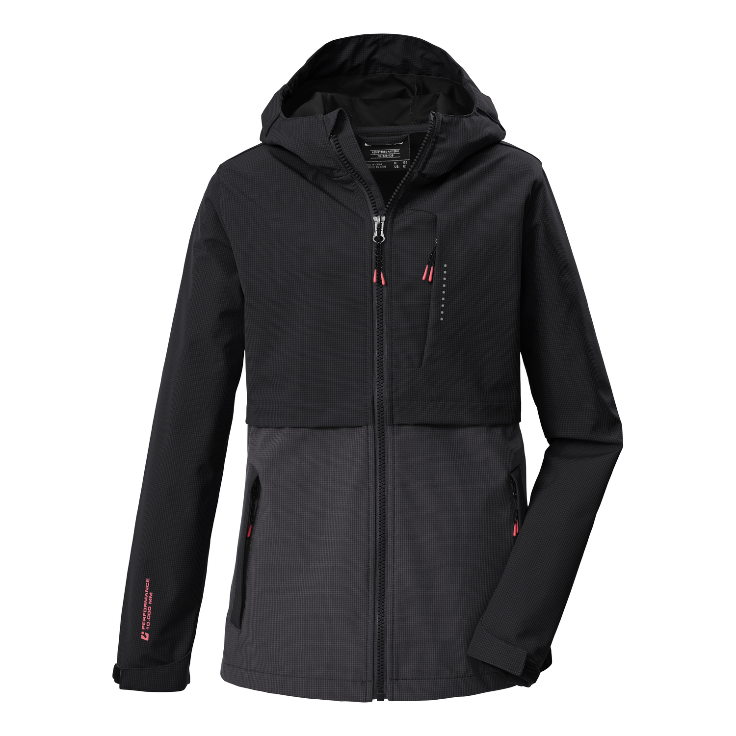 Kinder killtec Schwarz KOS 153 GRLS SFTSHLL JCKT Funktionsjacke