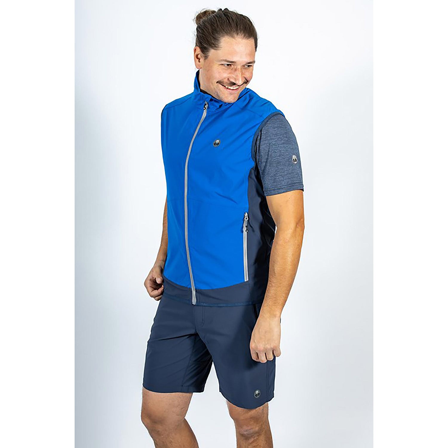 Herren Maul Sport Blau Quebec - T-Zipp off Hose elas 10 25 Hose