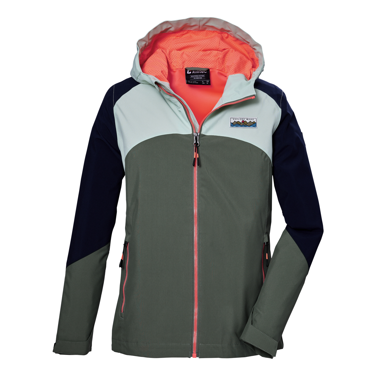 Mädchen Kinder killtec Oliv KOS 150 GRLS JCKT 00733 176 Funktionsjacke