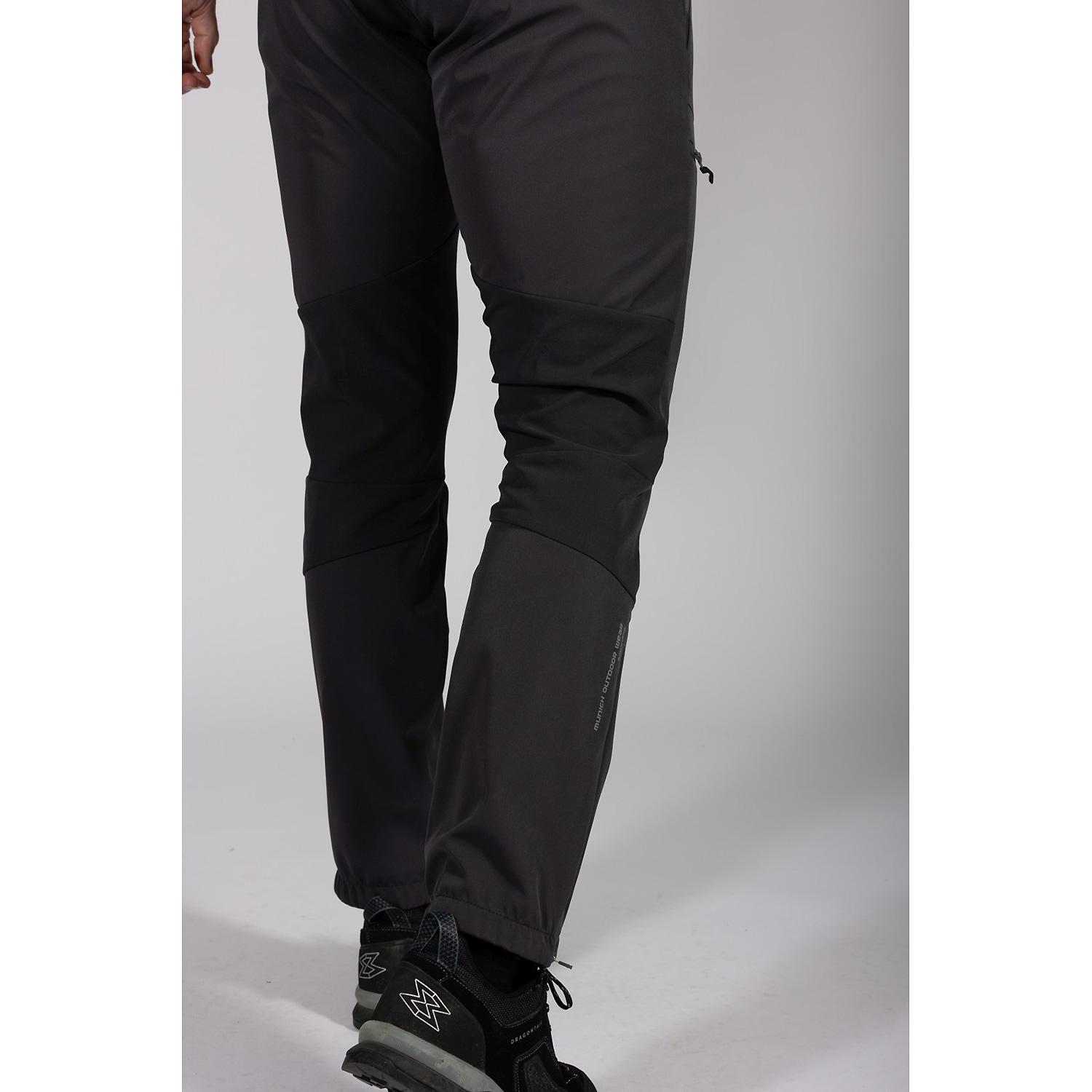 Herren Maul Sport Dunkelgrau Balmhorn XT 10.0 - Hybrid Soft 0908 48 Hose