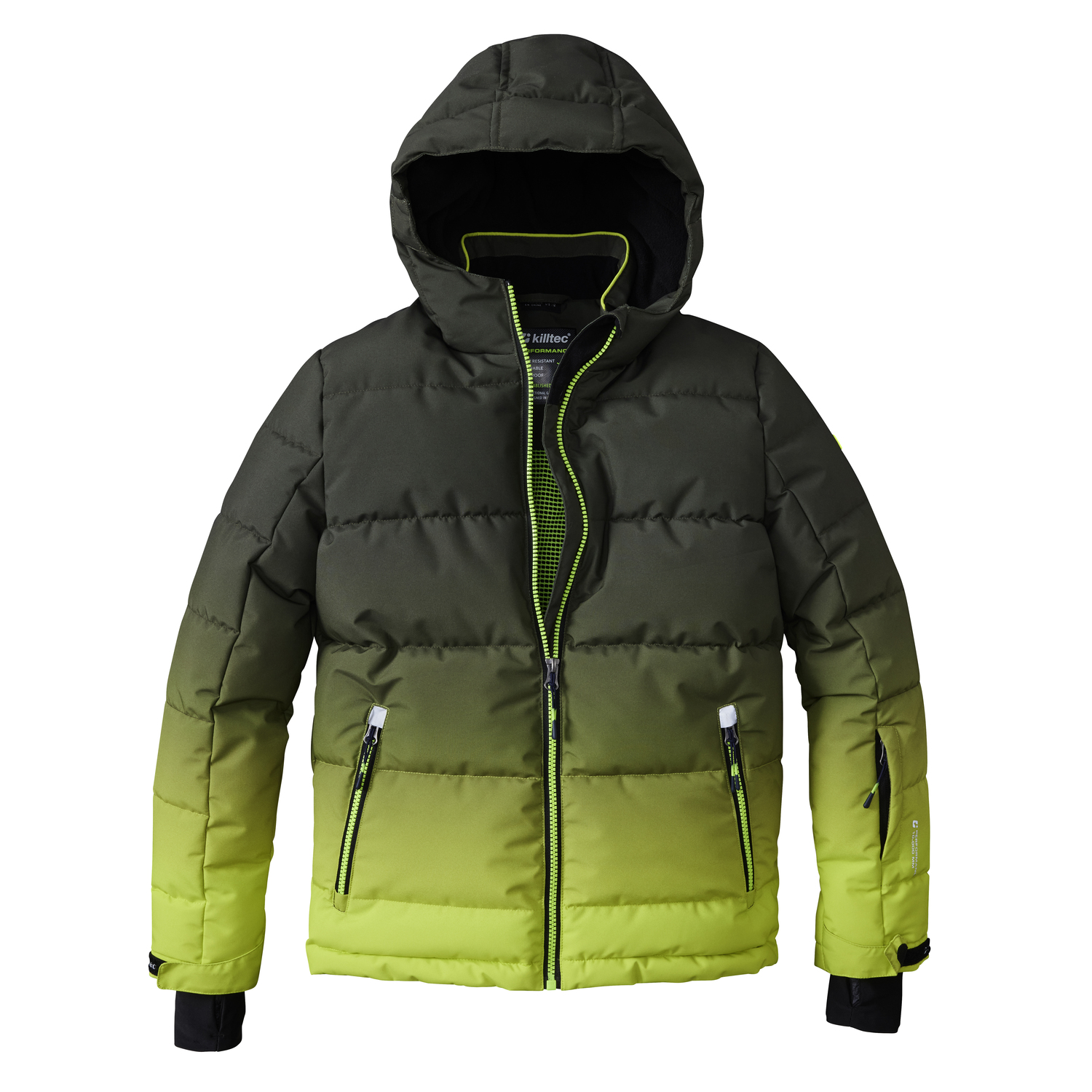 Jungen Kinder killtec Grün KSW 382 BYS QLTD JCKT Funktionsjacke