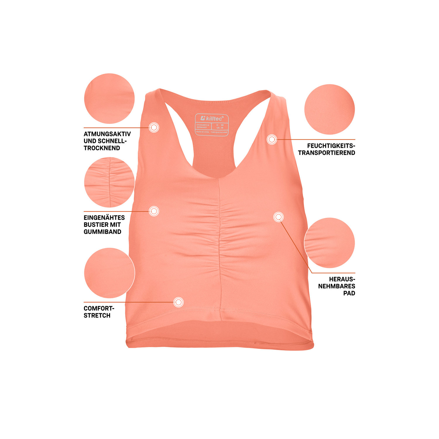 Damen killtec Orange