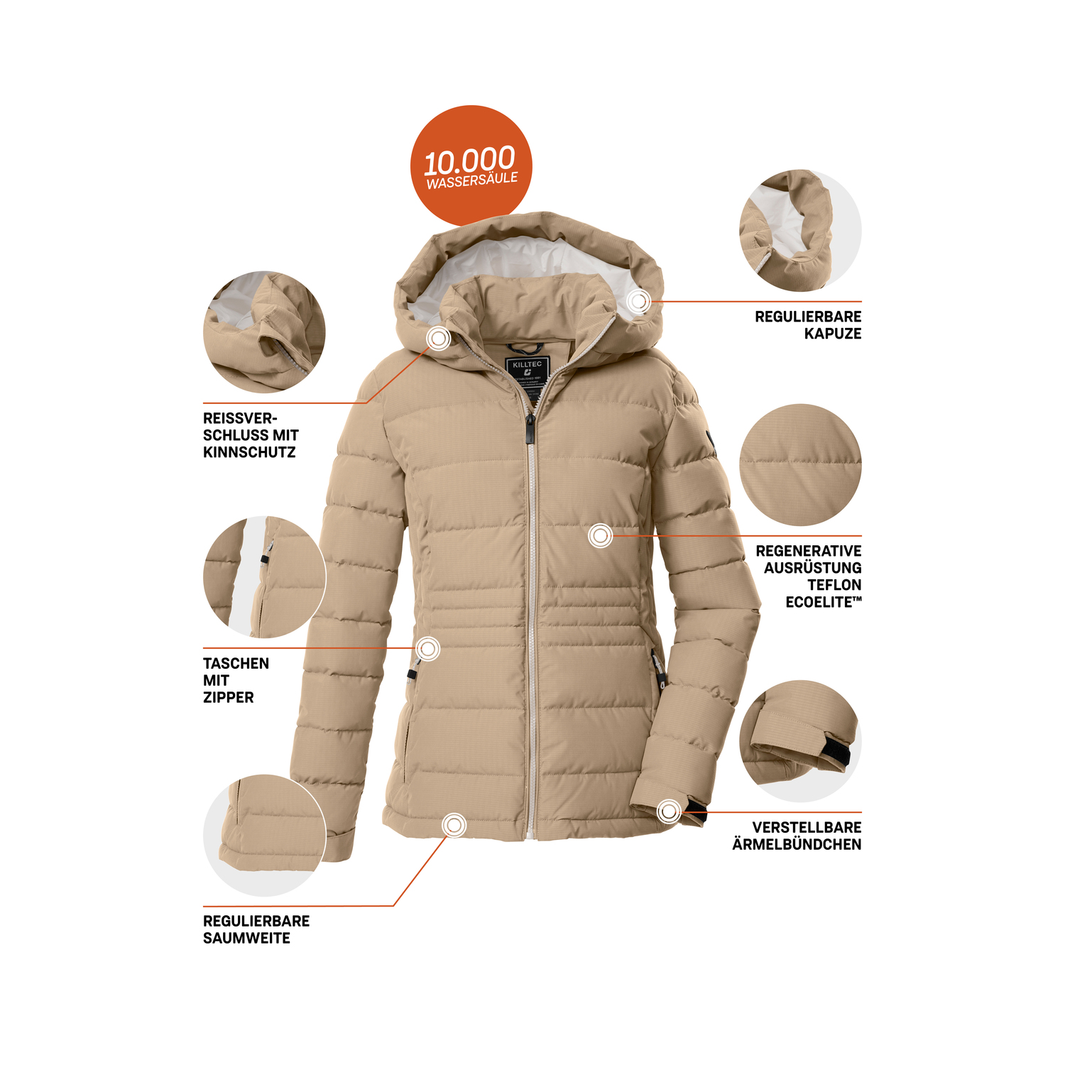 Damen killtec Sand