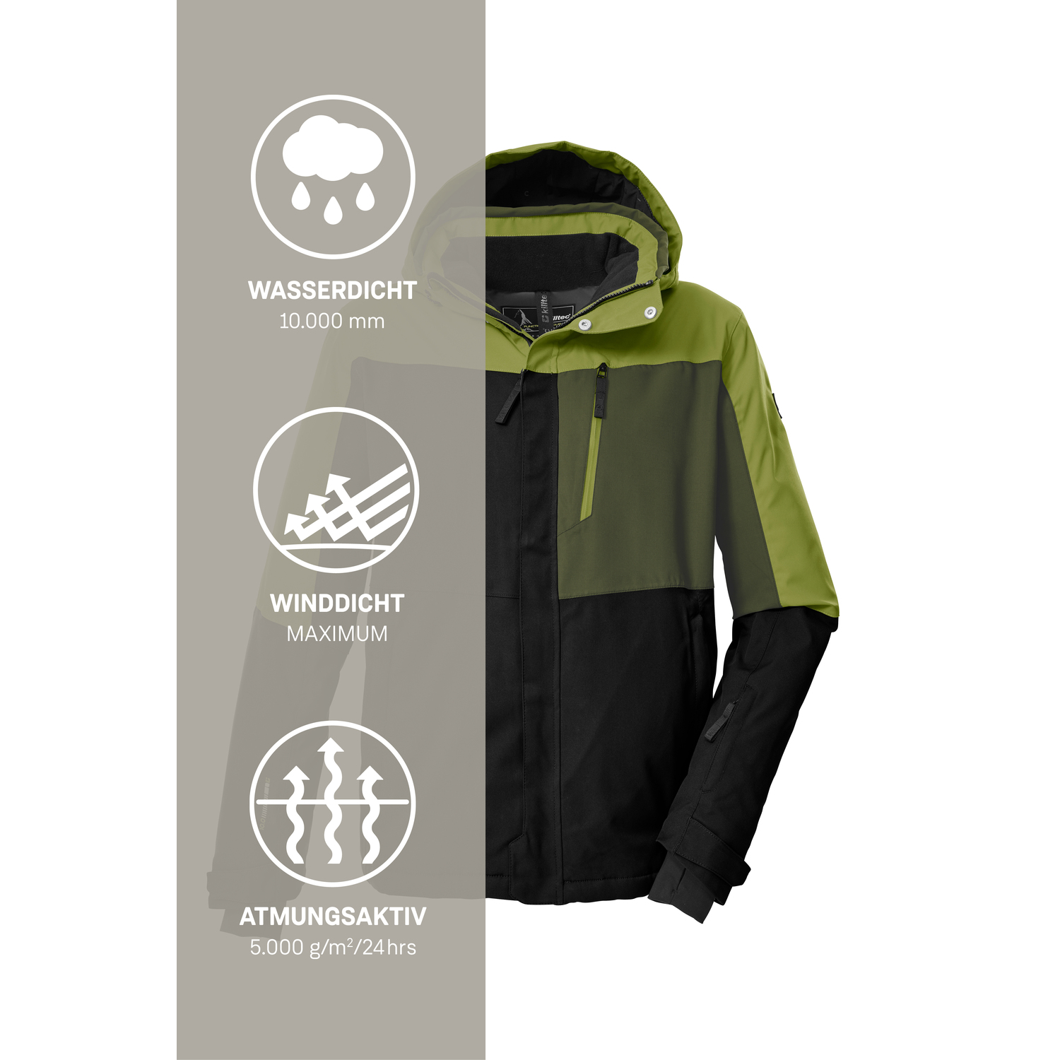 Herren killtec Schwarz