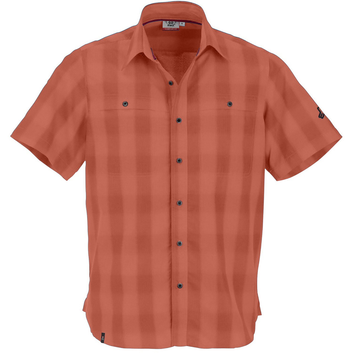 Herren Maul Sport Gelb Askim II - 1/2 Hemd karo elast 43 58 Hemd