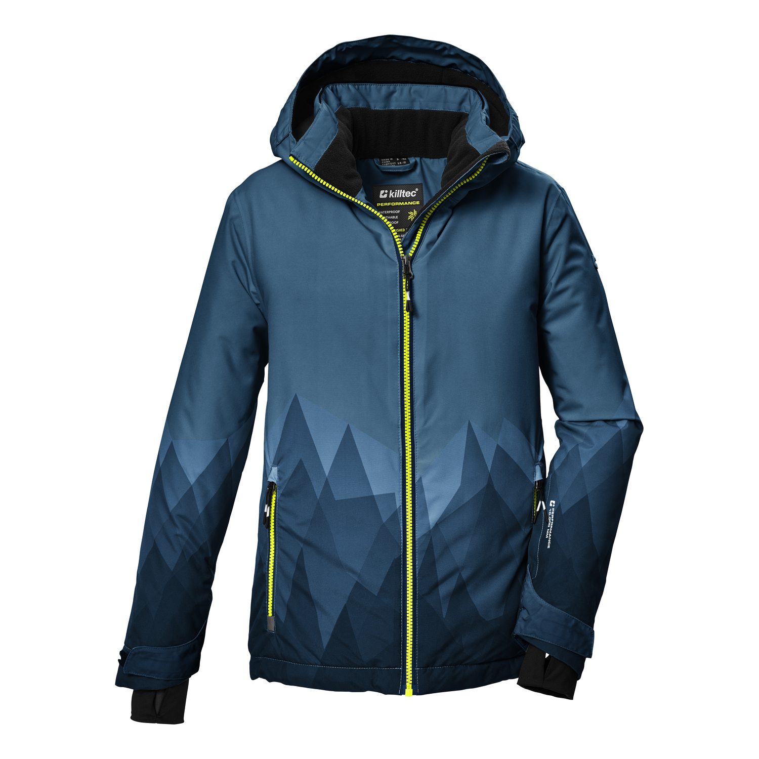 Kinder killtec Blau KSW 383 BYS SKI JCKT 00820 176 Funktionsjacke