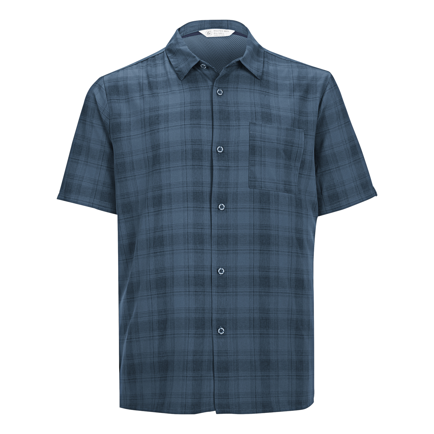 Herren killtec Blau KOS 98 MN WVN SHRT 00839 4XL Hemd