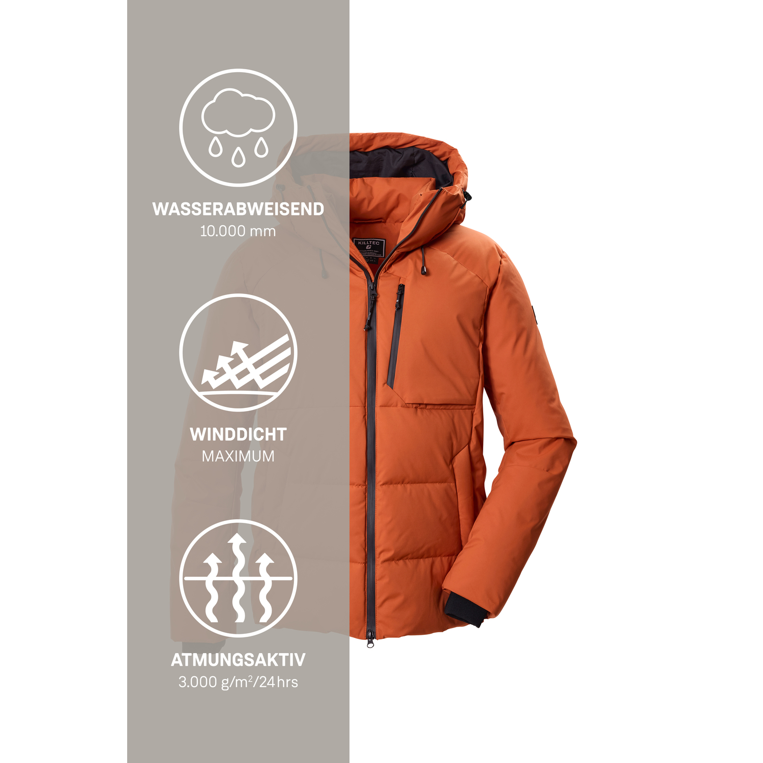 Herren killtec Braun