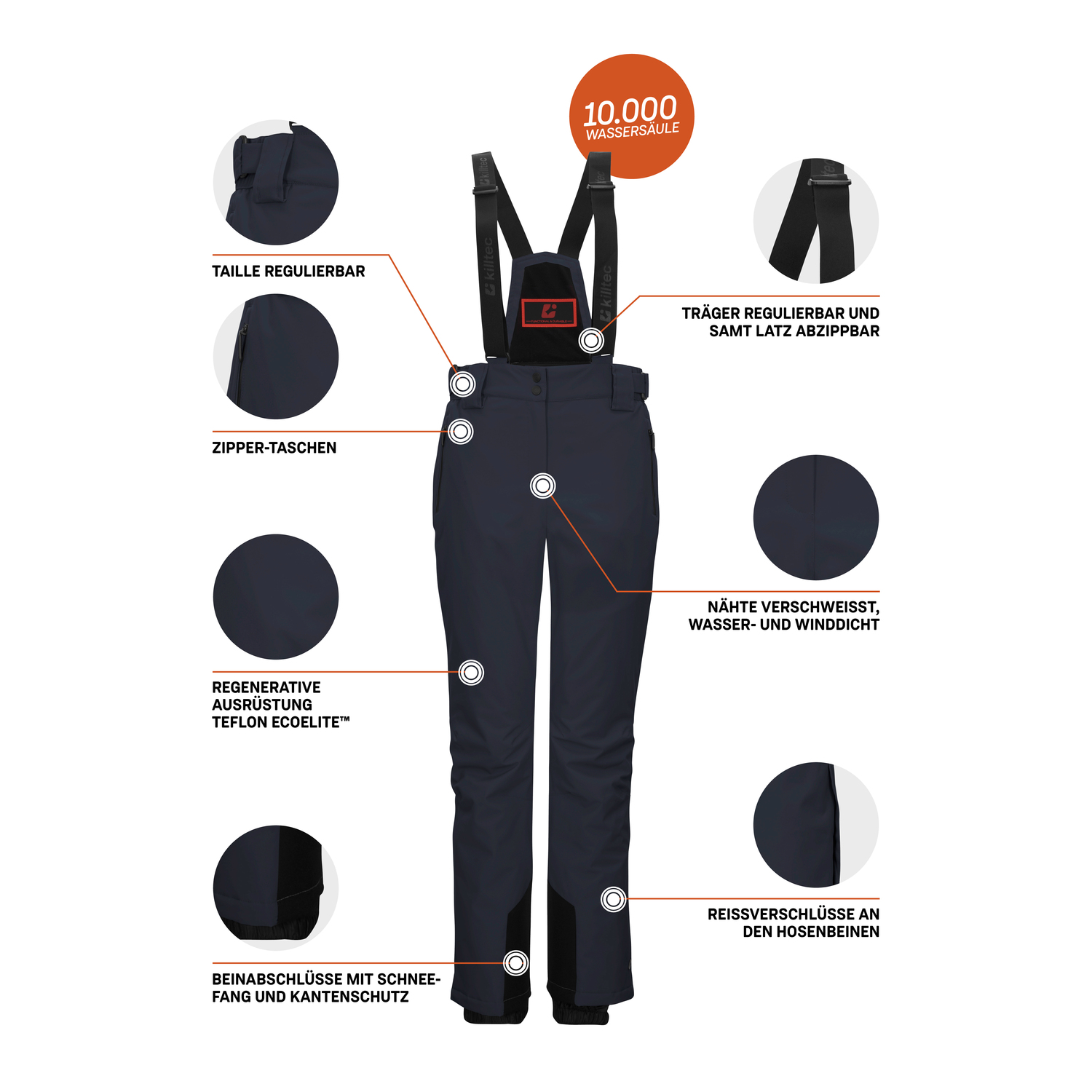 Damen killtec Blau
