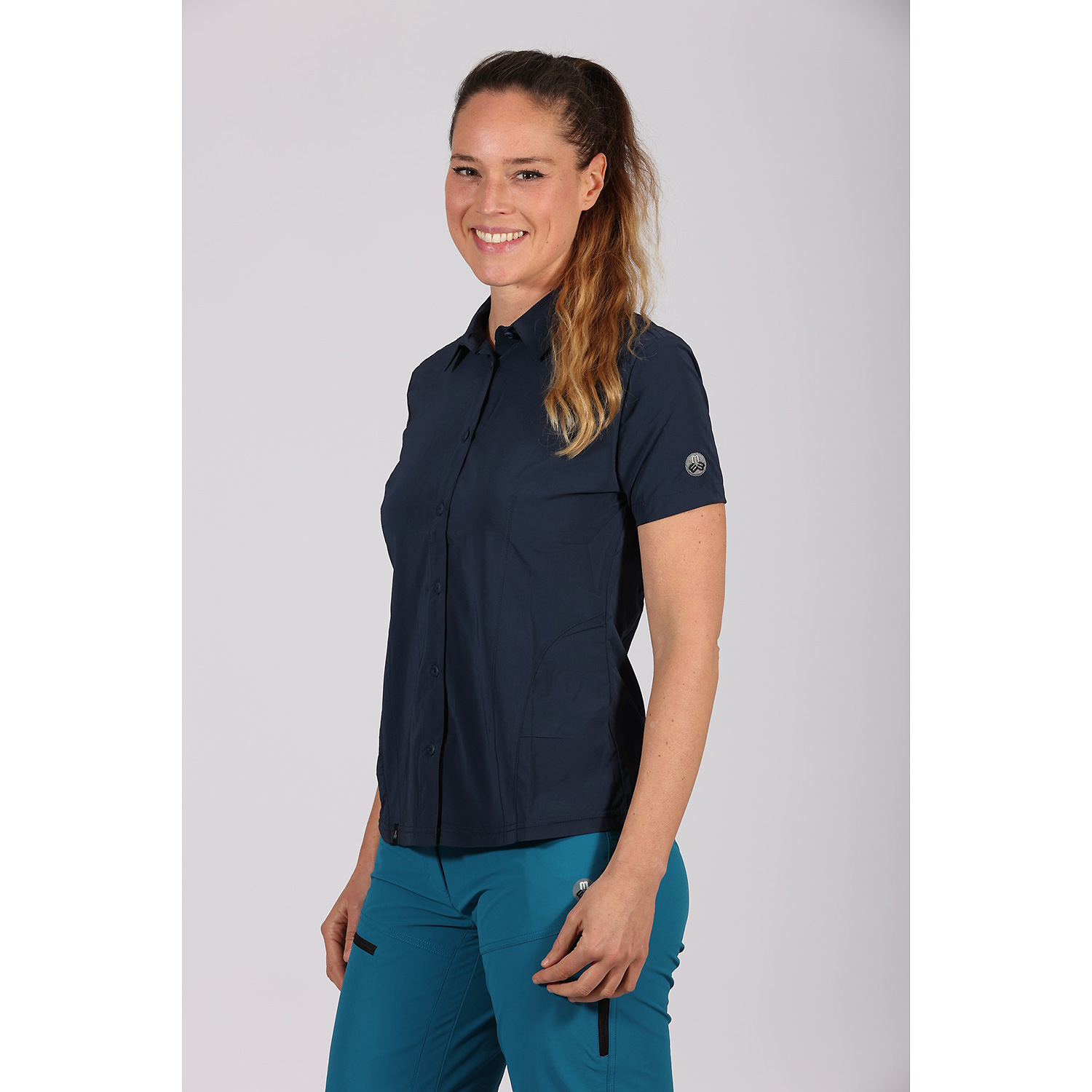 Damen Maul Sport Marine Madrisella - leichte Fleecewes 10 36 Weste