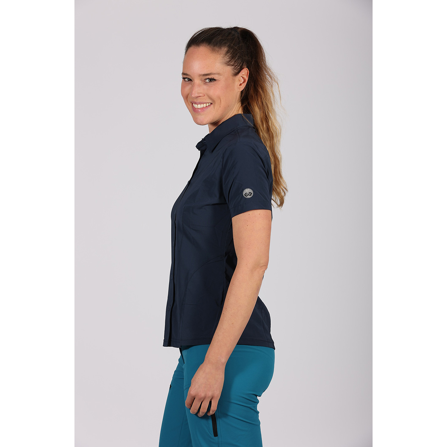 Damen Maul Sport Marine Madrisella - leichte Fleecewes 10 36 Weste