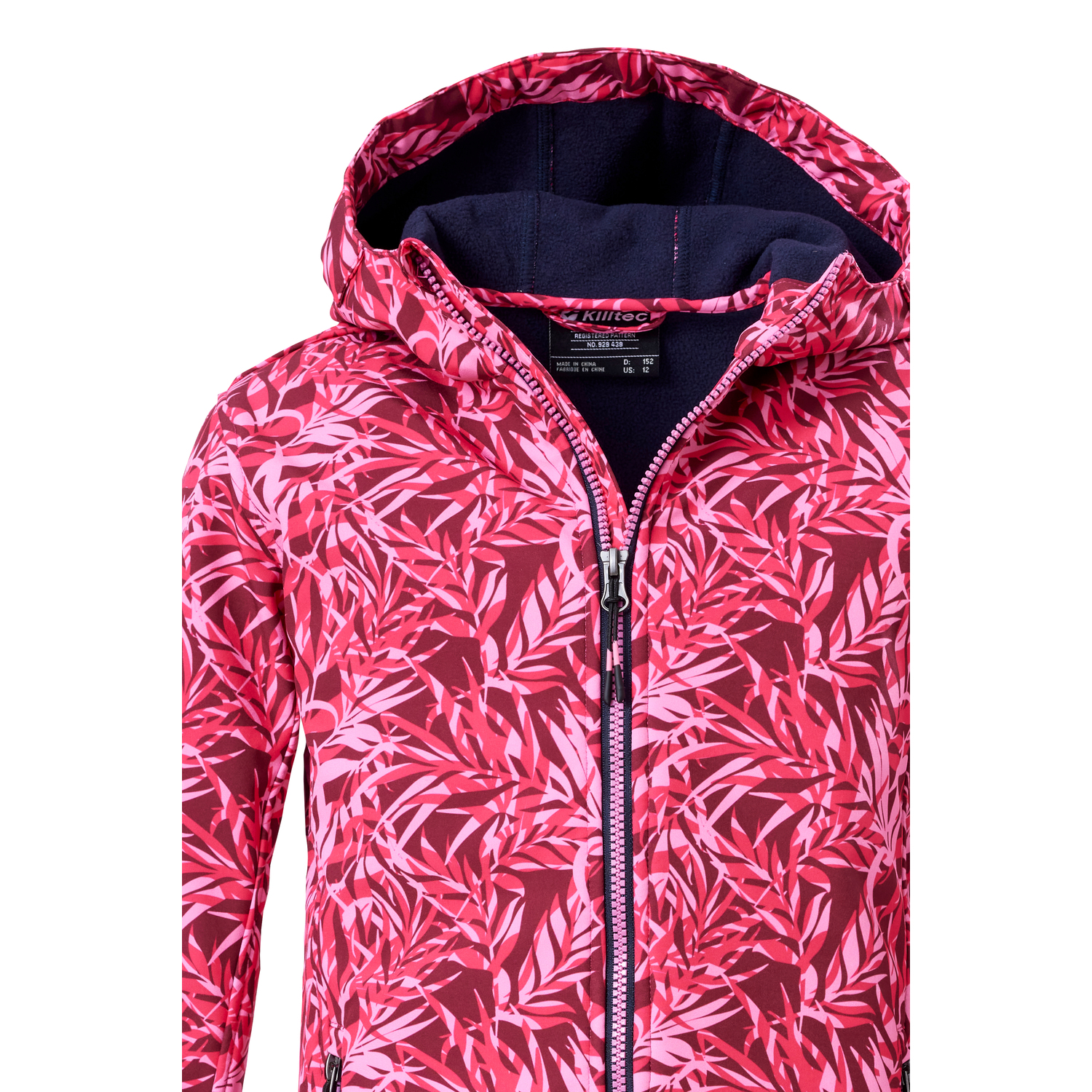 Mädchen Kinder killtec Rose Print Funktionsjacke