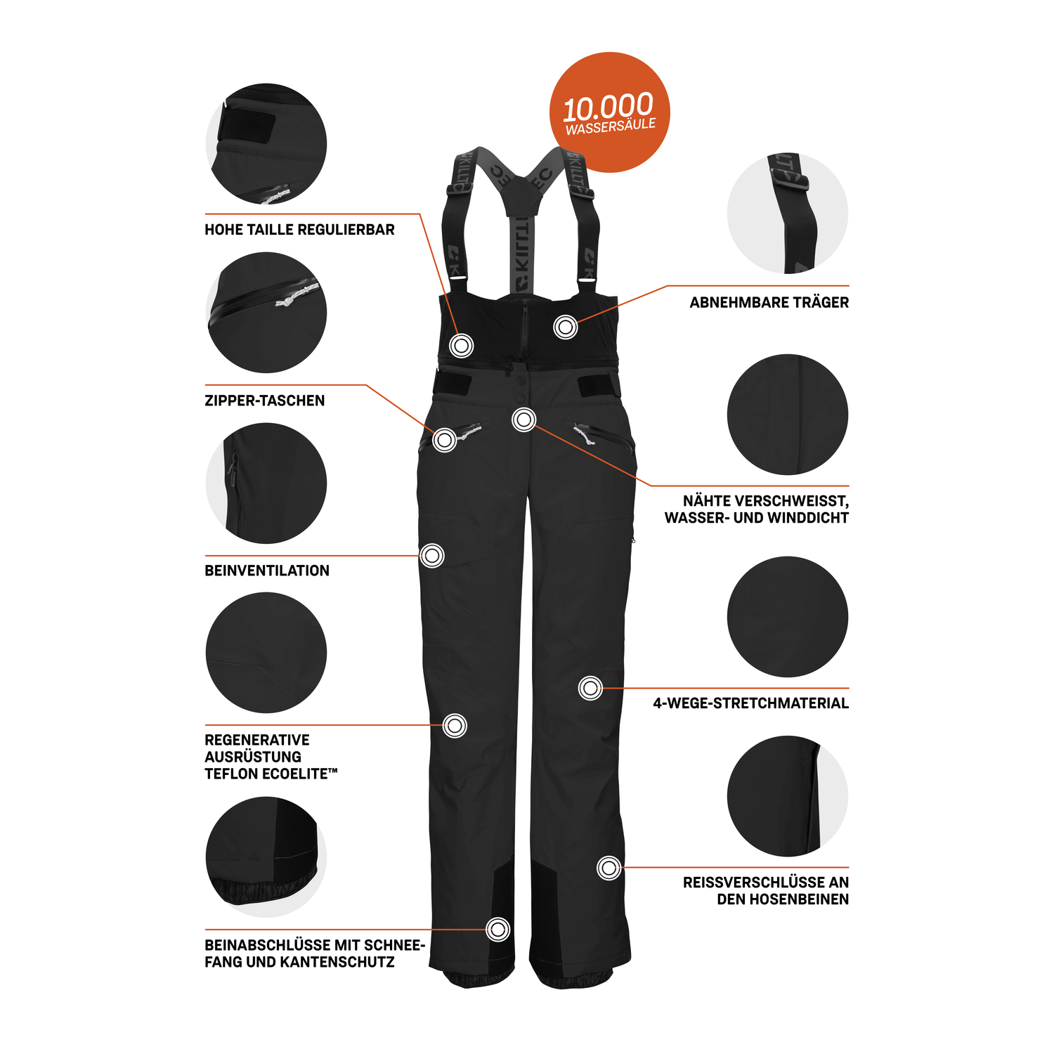 Damen killtec Schwarz