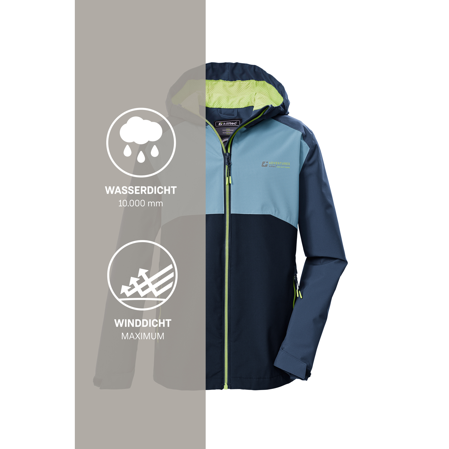 Kinder killtec Blau KOS 147 BYS JCKT 00520 176 Funktionsjacke