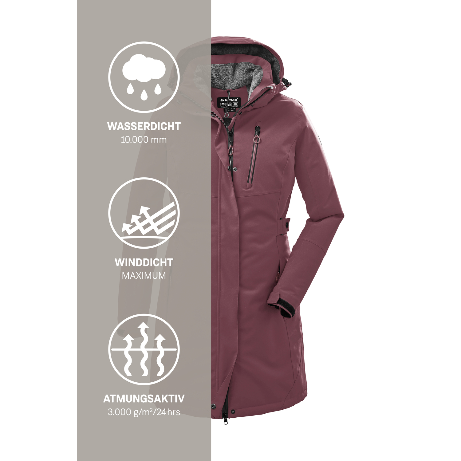 Damen killtec Violett