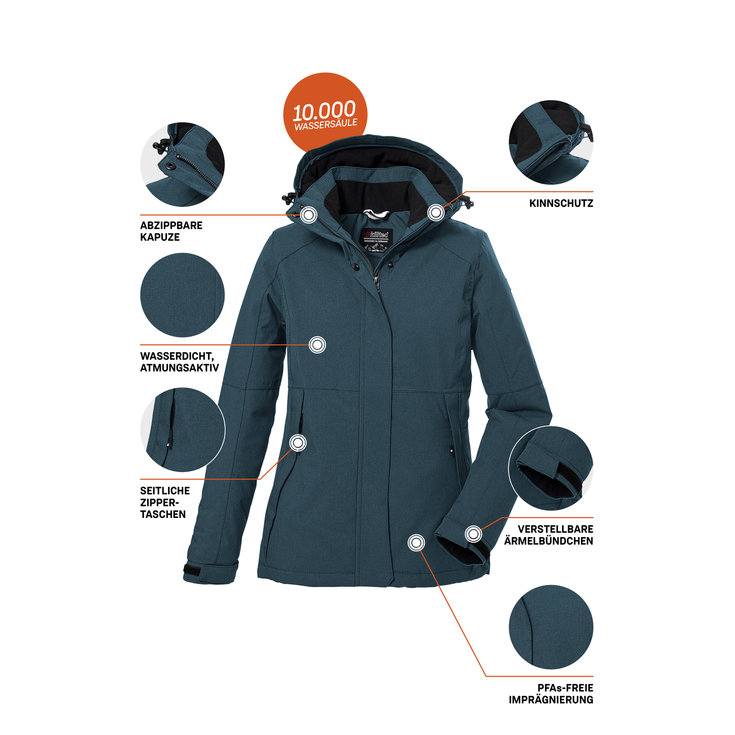 Damen killtec Petrol