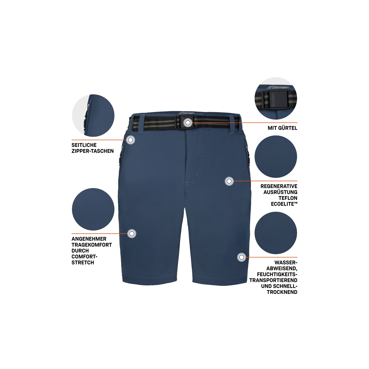 Herren killtec Blau