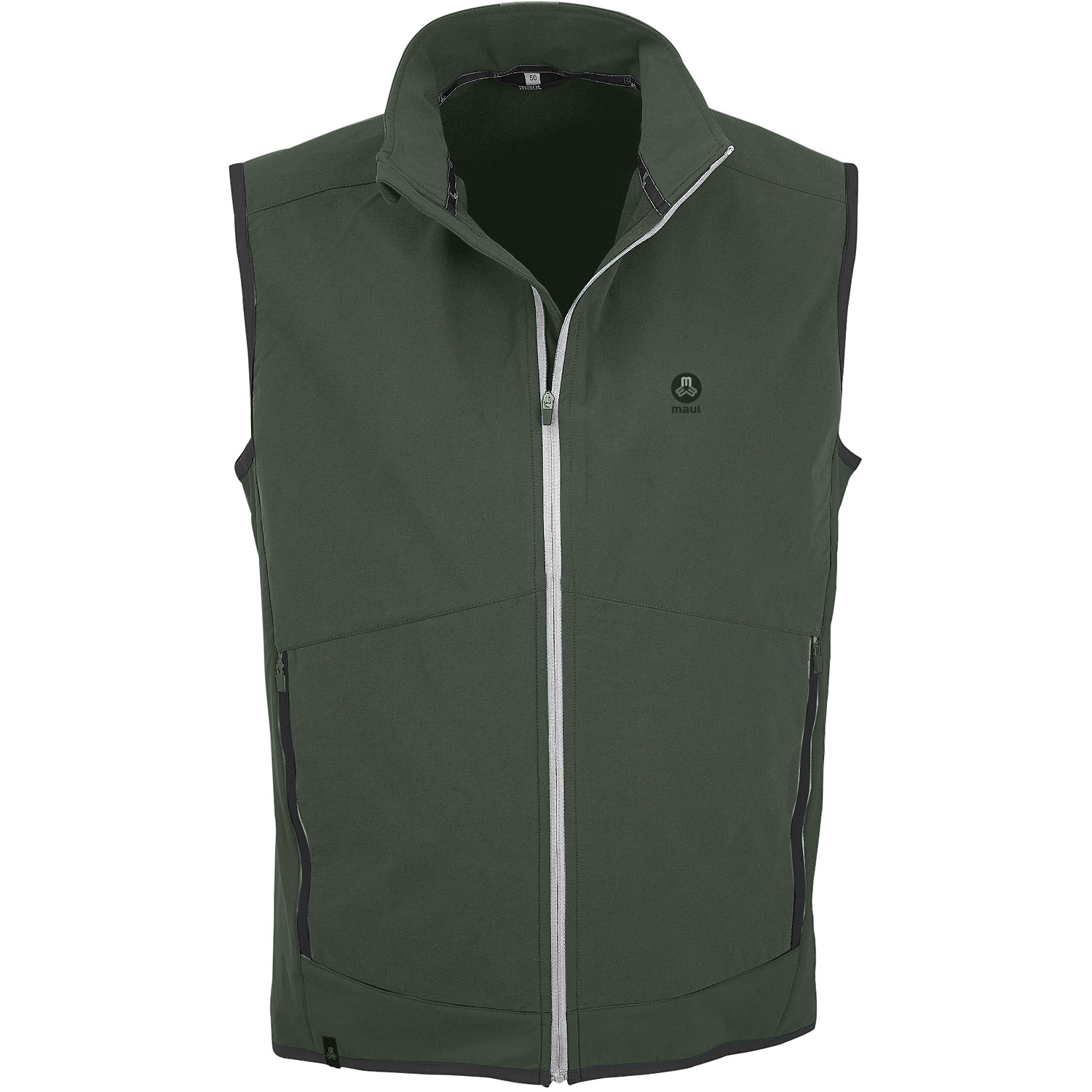 Herren Maul Sport Tannengrün Penia 2XT-HybridSteppjacke+Kap 0101 58 Funktionsjacke
