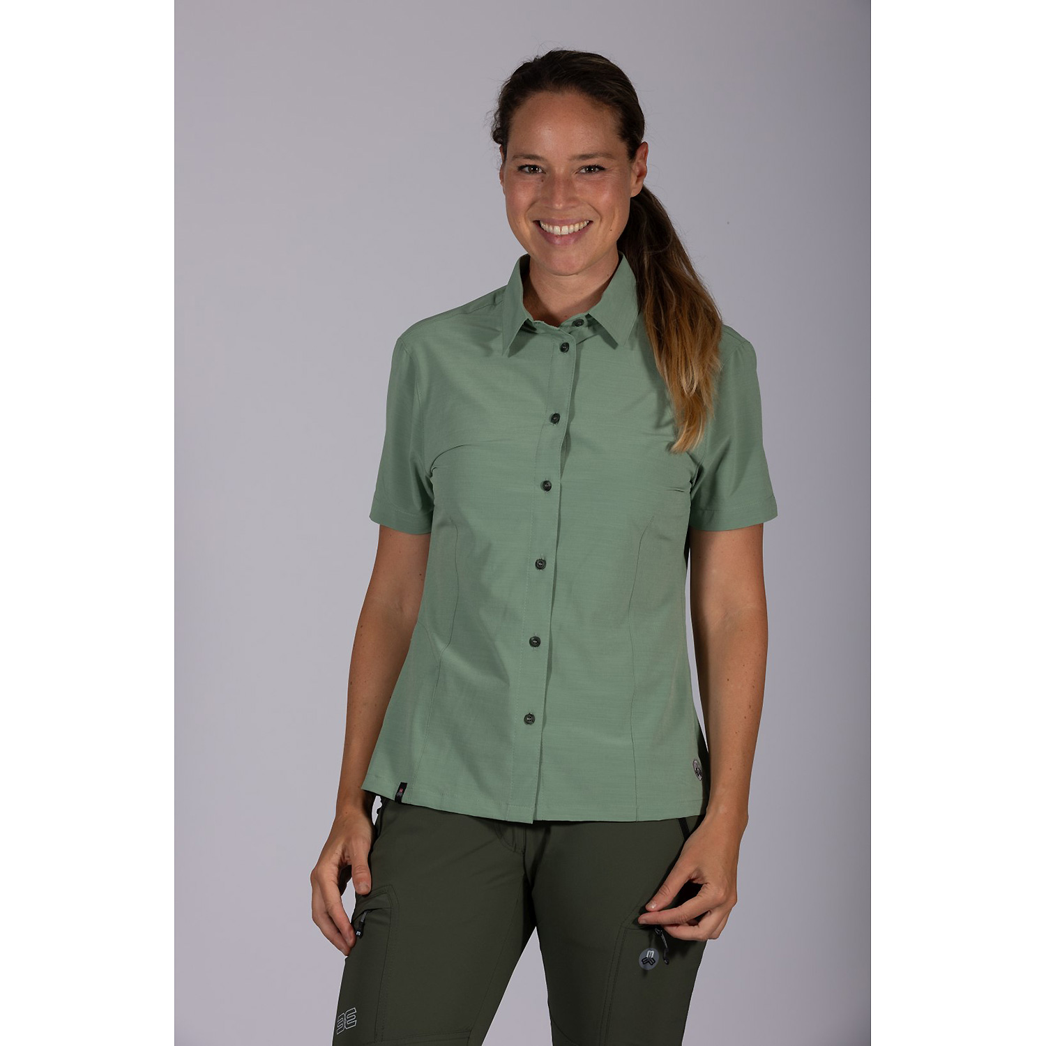 Damen Maul Sport Türkis Vilsalpsee II - 1/2 Bluse elas 16 48 Bluse