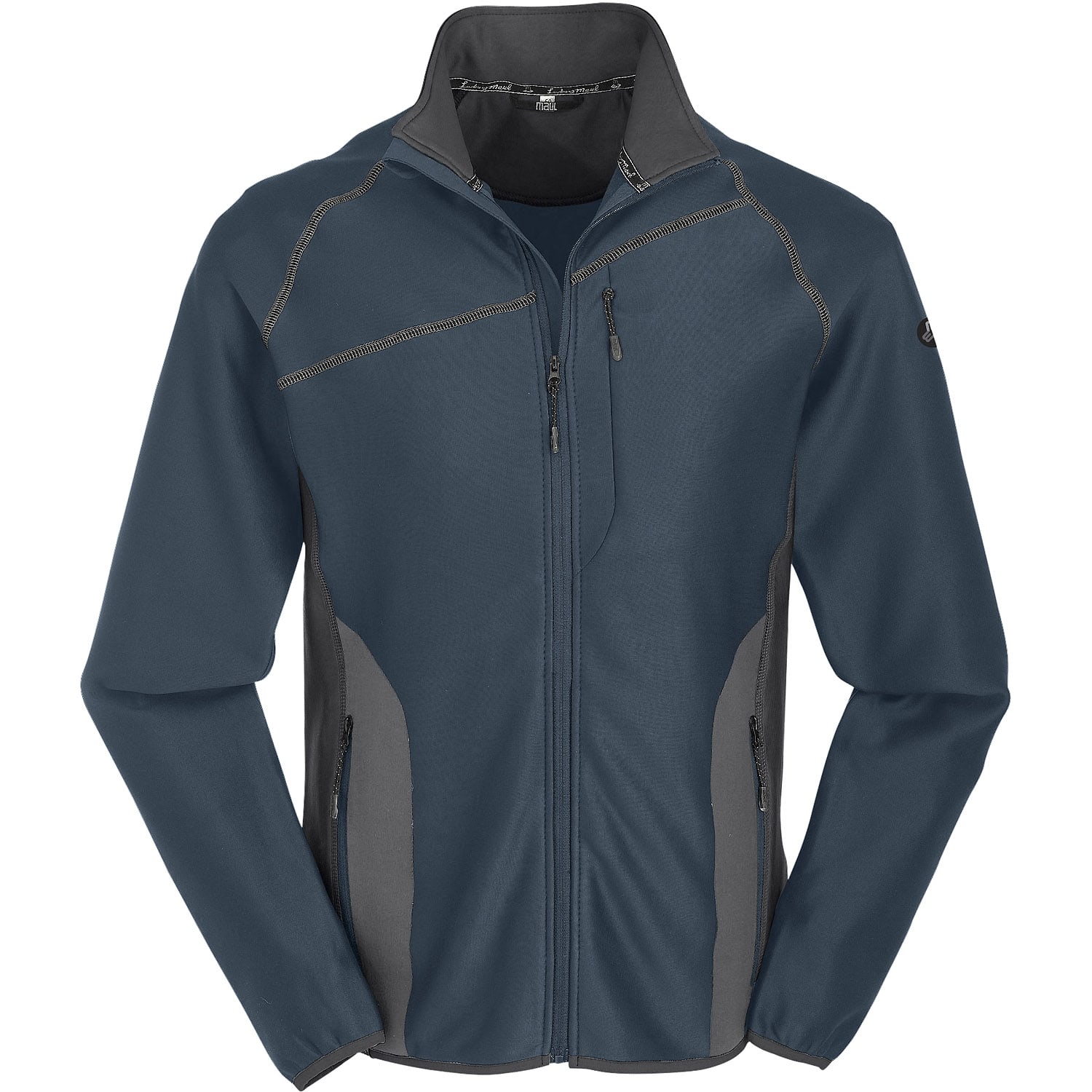 Herren Maul Sport Royal Blau Donnersberg II-Megastretchflee 4501 58 Schlupfjacke