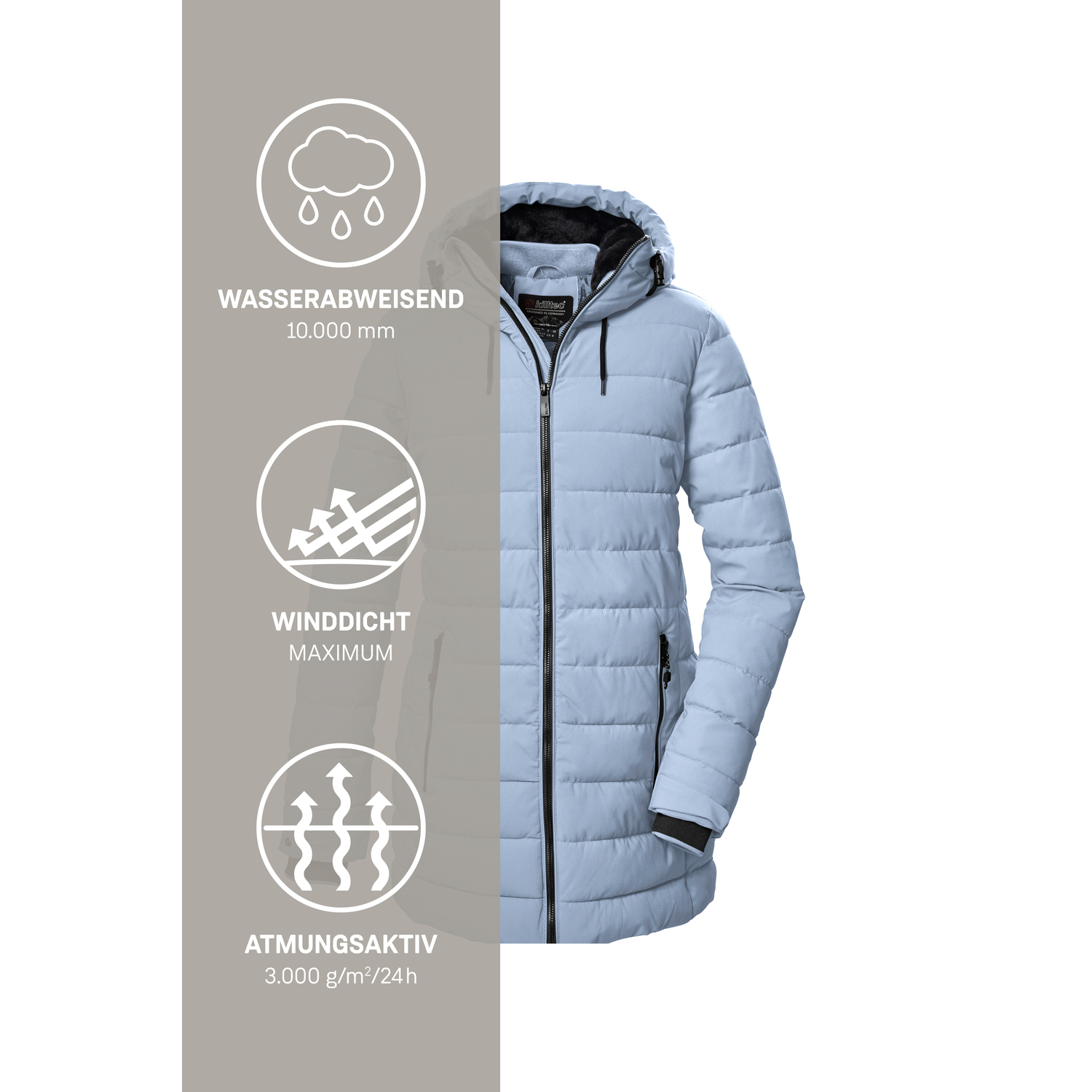 Damen killtec Hellblau