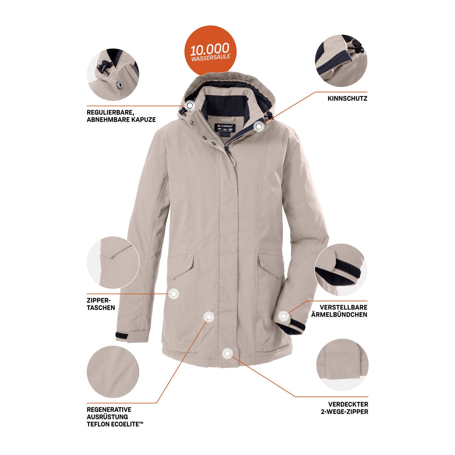 Damen killtec Sand