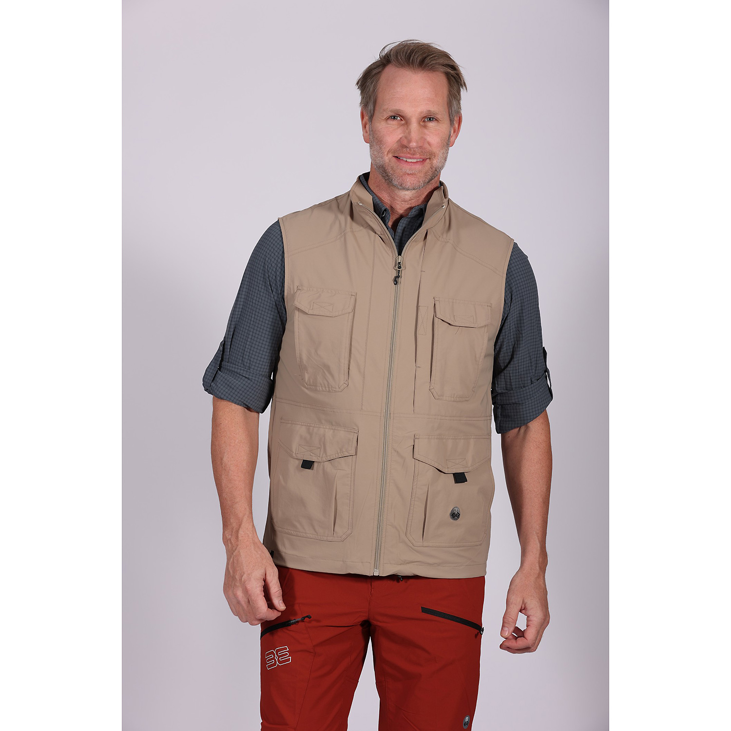 Herren Maul Sport Beige GrUEnten XT - Weste elastic 36 54 Weste