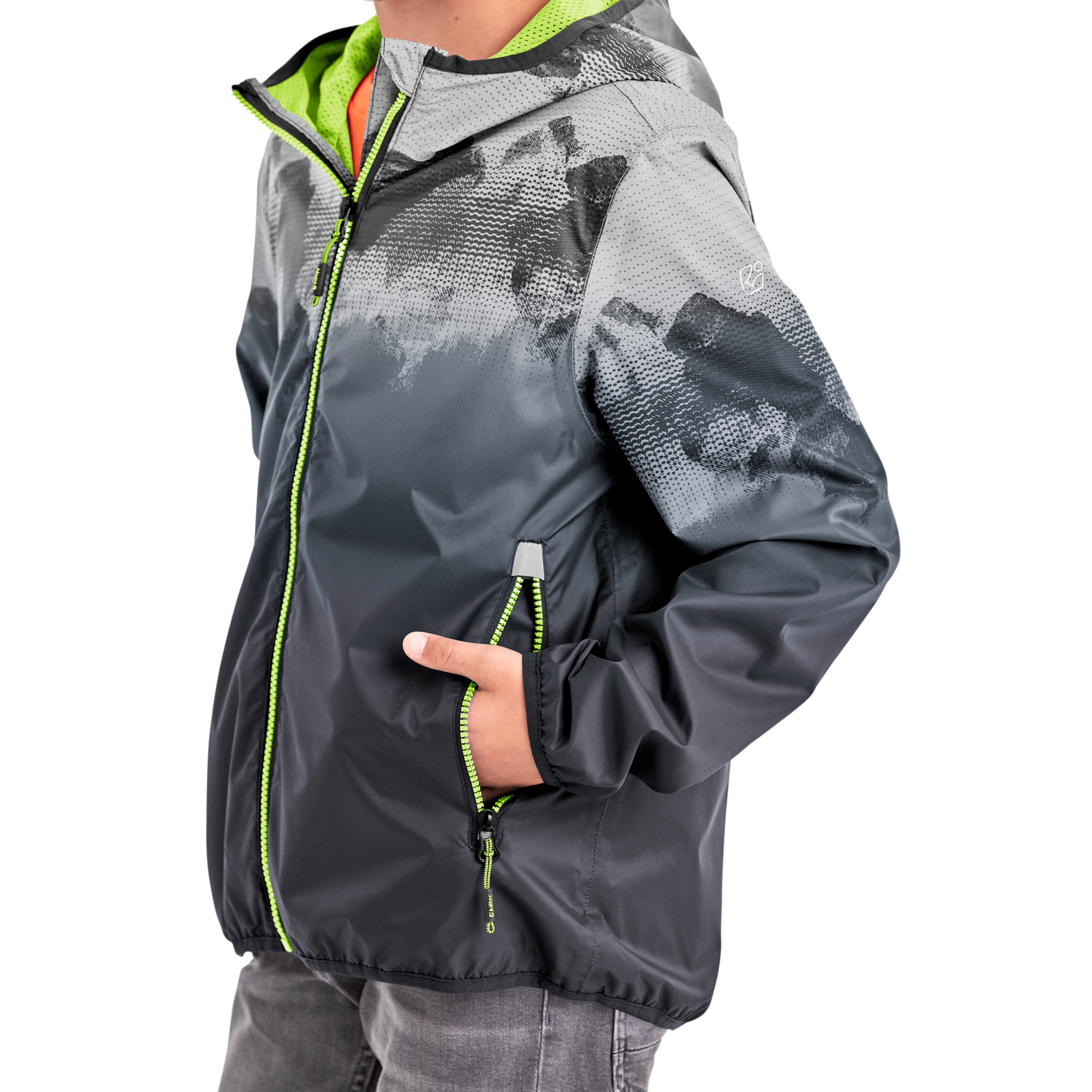 Jungen Kinder killtec Schwarz Lyse BYS JCKT B 00200 176 Regenjacke