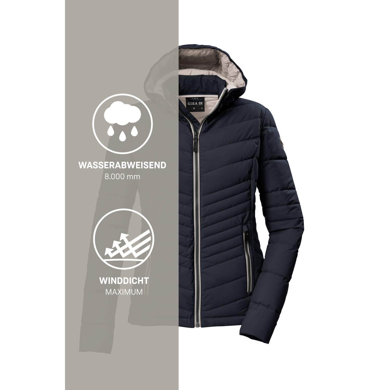Damen G.I.G.A. DX by killtec Blau GS 91 WMN QLTD JCKT 00814 50 Funktionsjacke