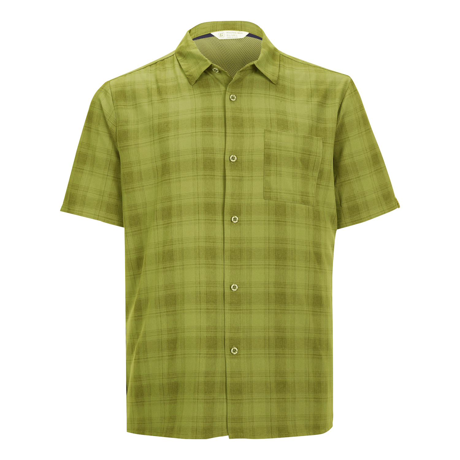 Herren killtec Grün KOS 98 MN WVN SHRT 00771 4XL Hemd
