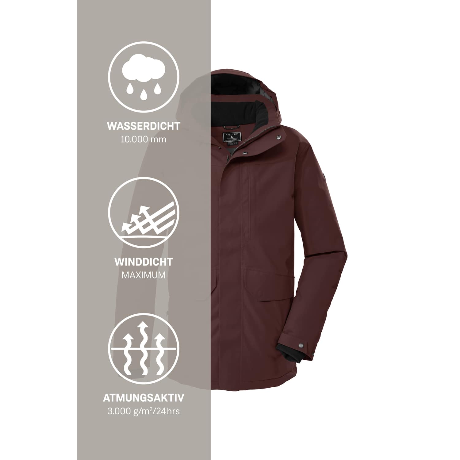 Herren killtec Braun
