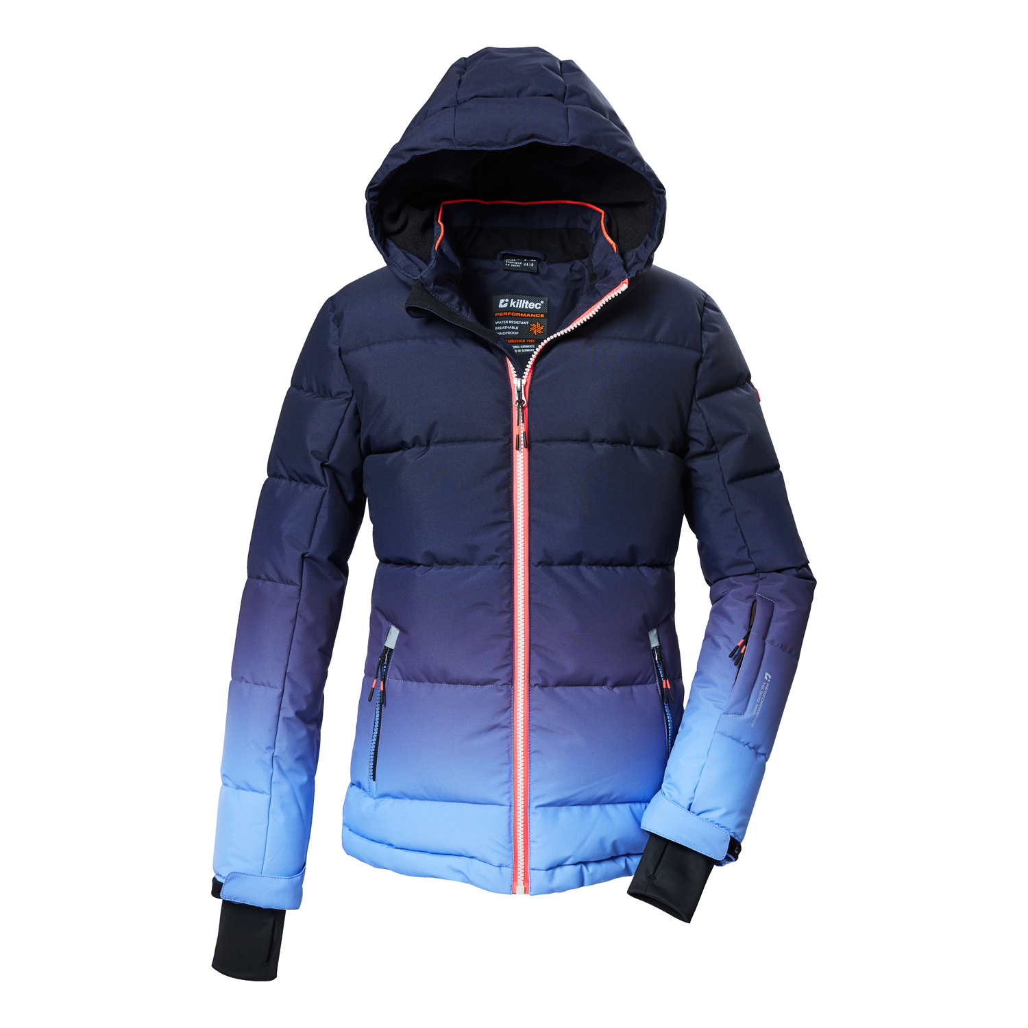 Kinder Mädchen killtec Blau KSW 330 GRLS SKI QLTD JCKT 00859 176 Funktionsjacke