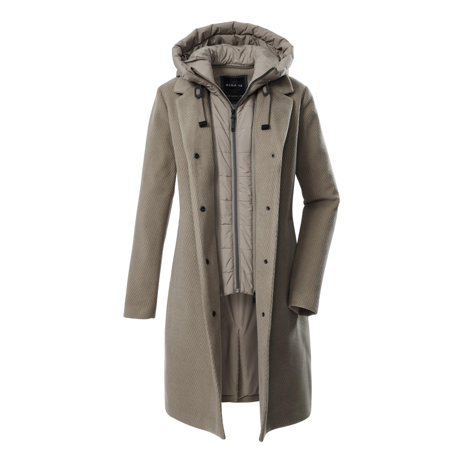 Damen G.I.G.A. DX by killtec Sand GW 20 WMN PRK 00307 50 Mantel