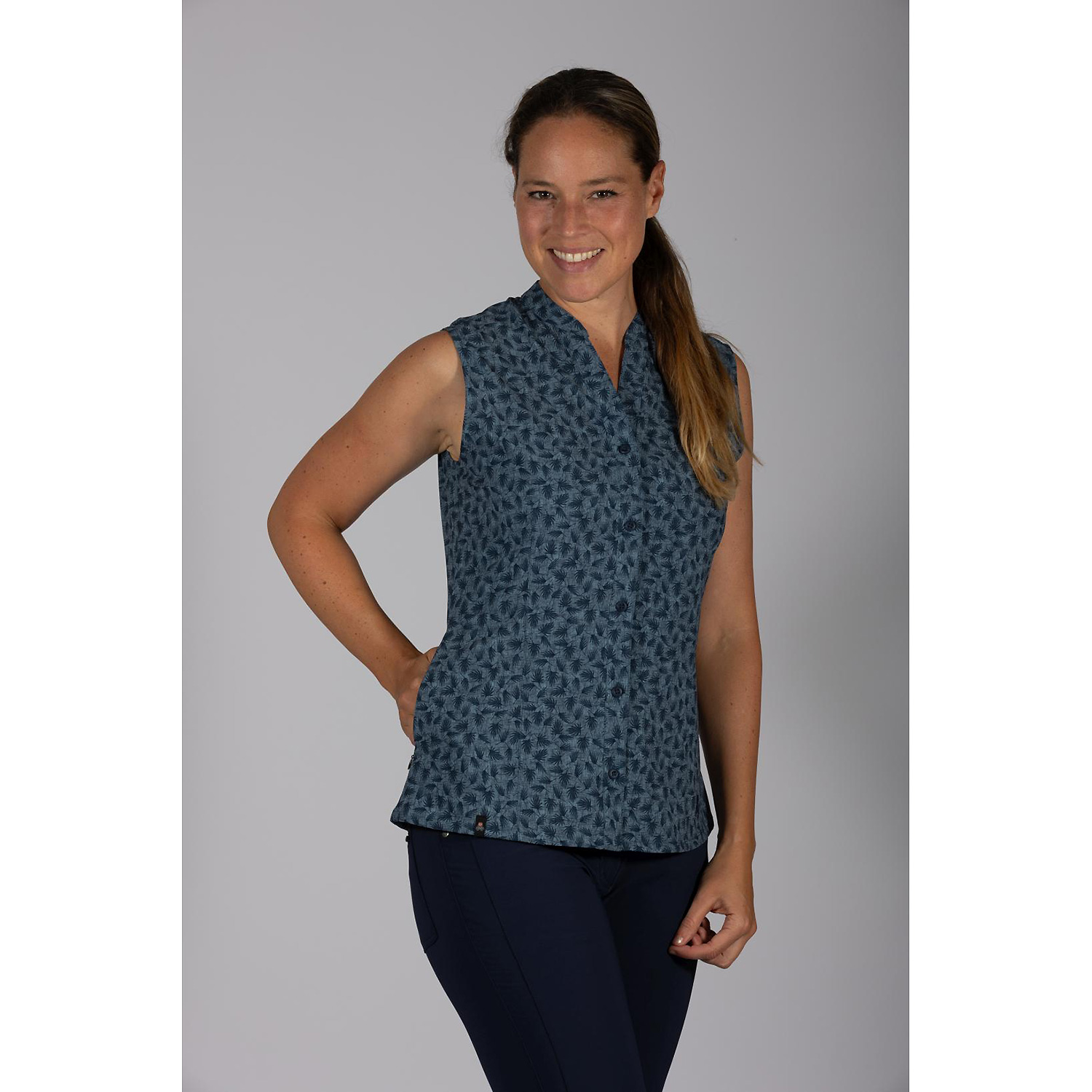 Damen Maul Sport Marine Biggesee II - Blusentop mit Mu 72 42 Bluse