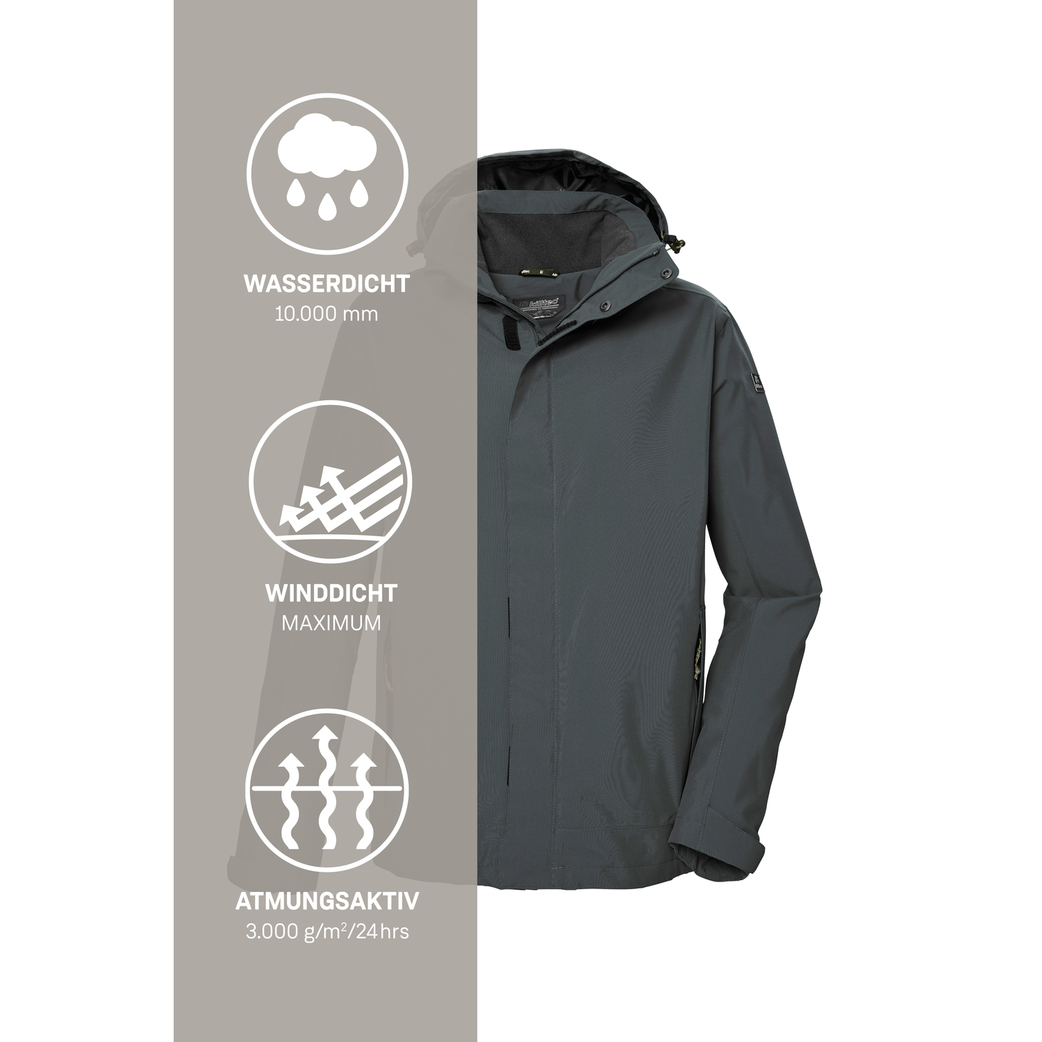 Herren killtec Grün KOS 87 MN JCKT_XENIOS Funktionsjacke