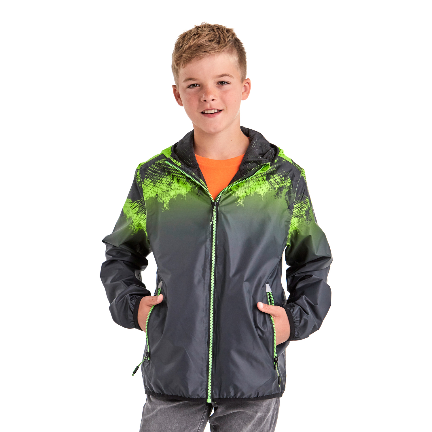 Jungen Kinder killtec Grün Lyse BYS JCKT B 00725 176 Regenjacke