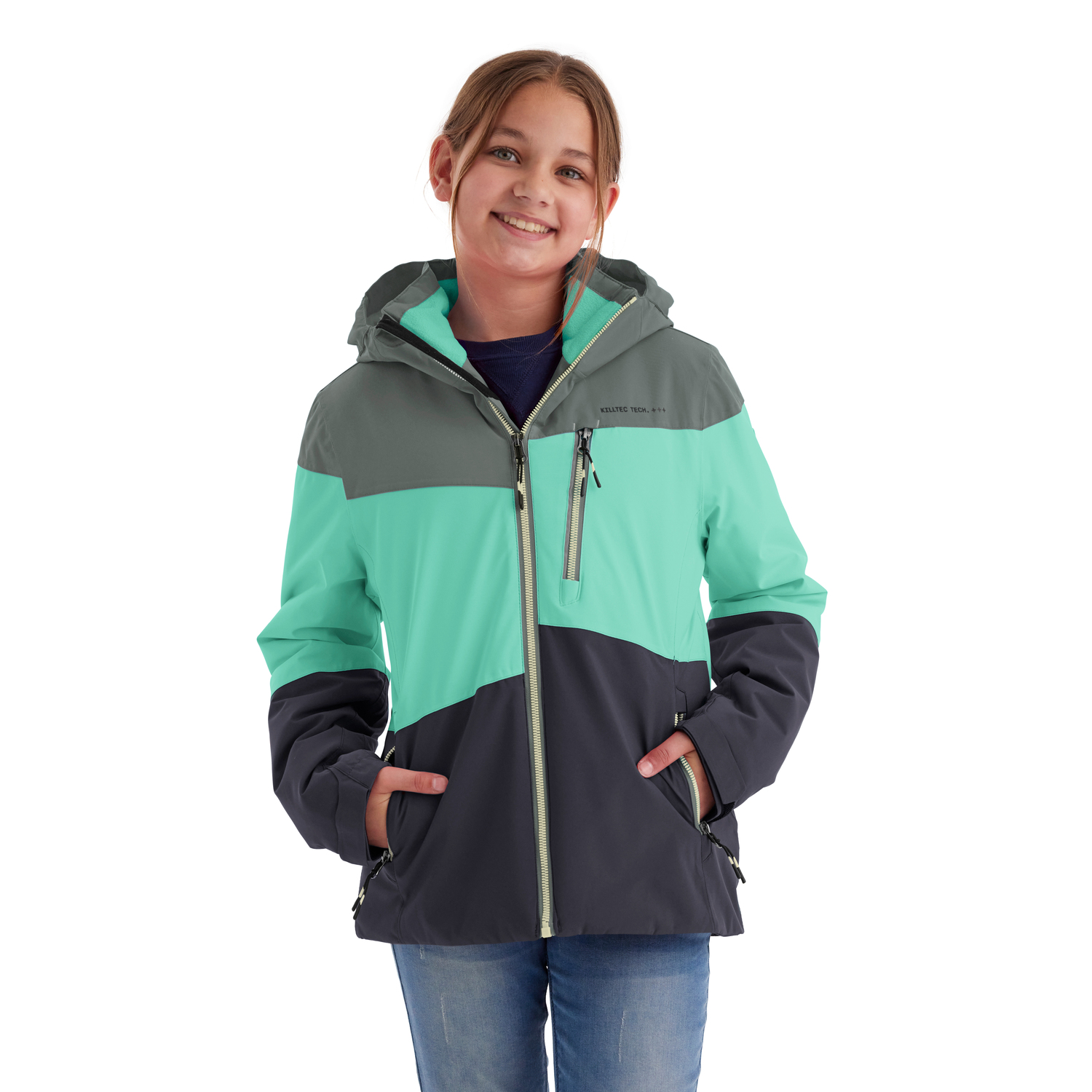 Mädchen Kinder killtec Grün KOW 170 GRLS JCKT 00782 176 Funktionsjacke