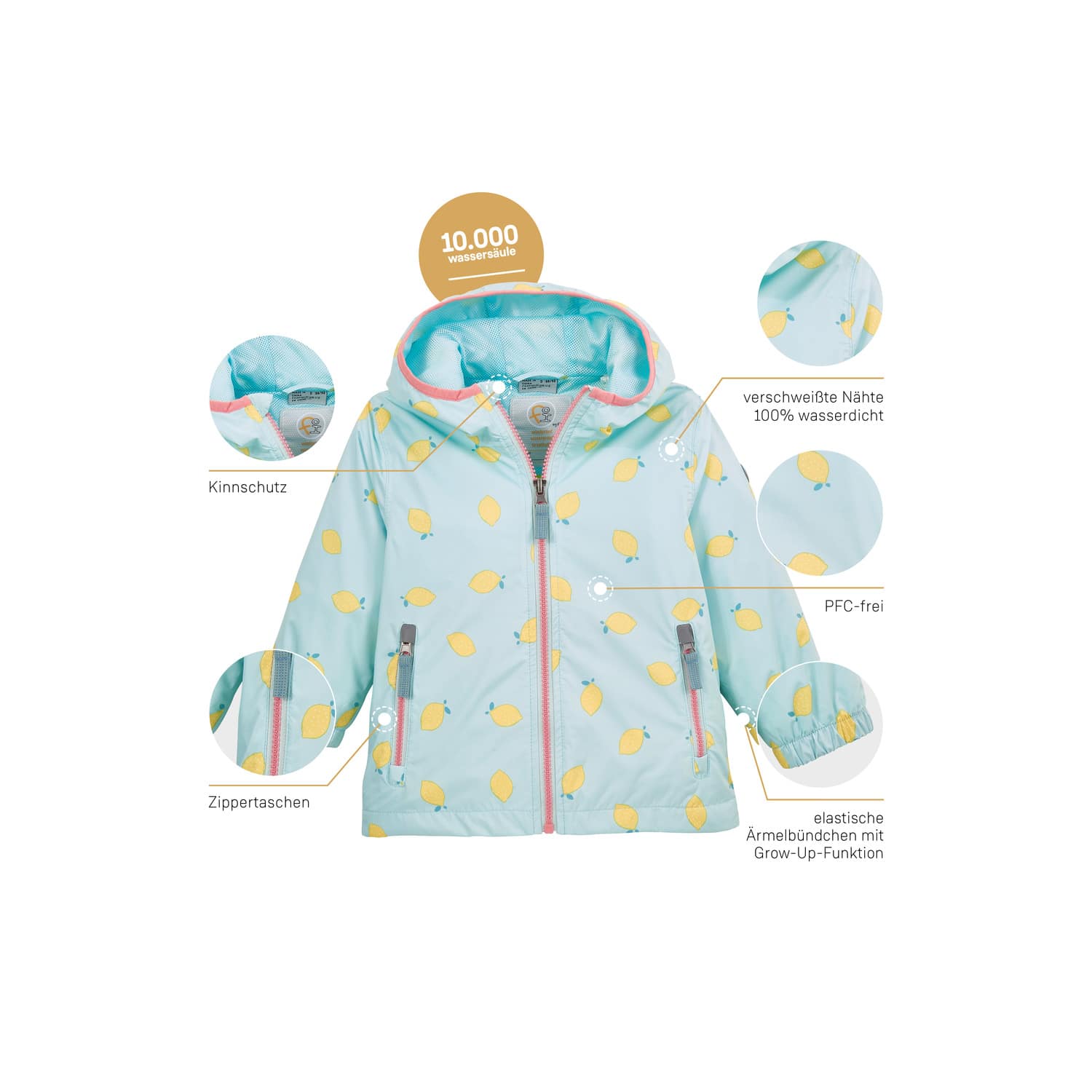 Minis first instinct by killtec Grün FIOS 71 MNS JCKT 00731 122/8 Funktionsjacke