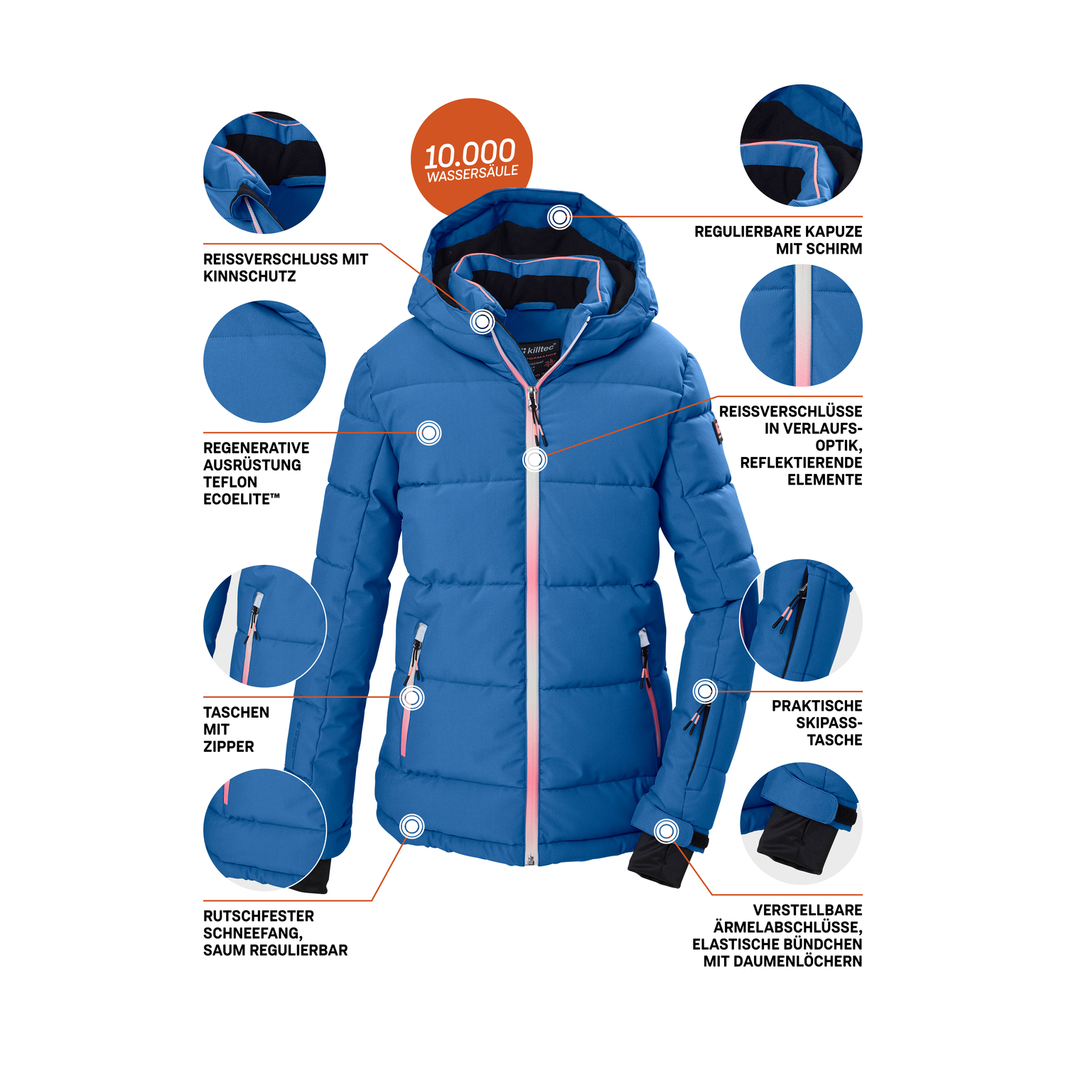 Kinder killtec Blau