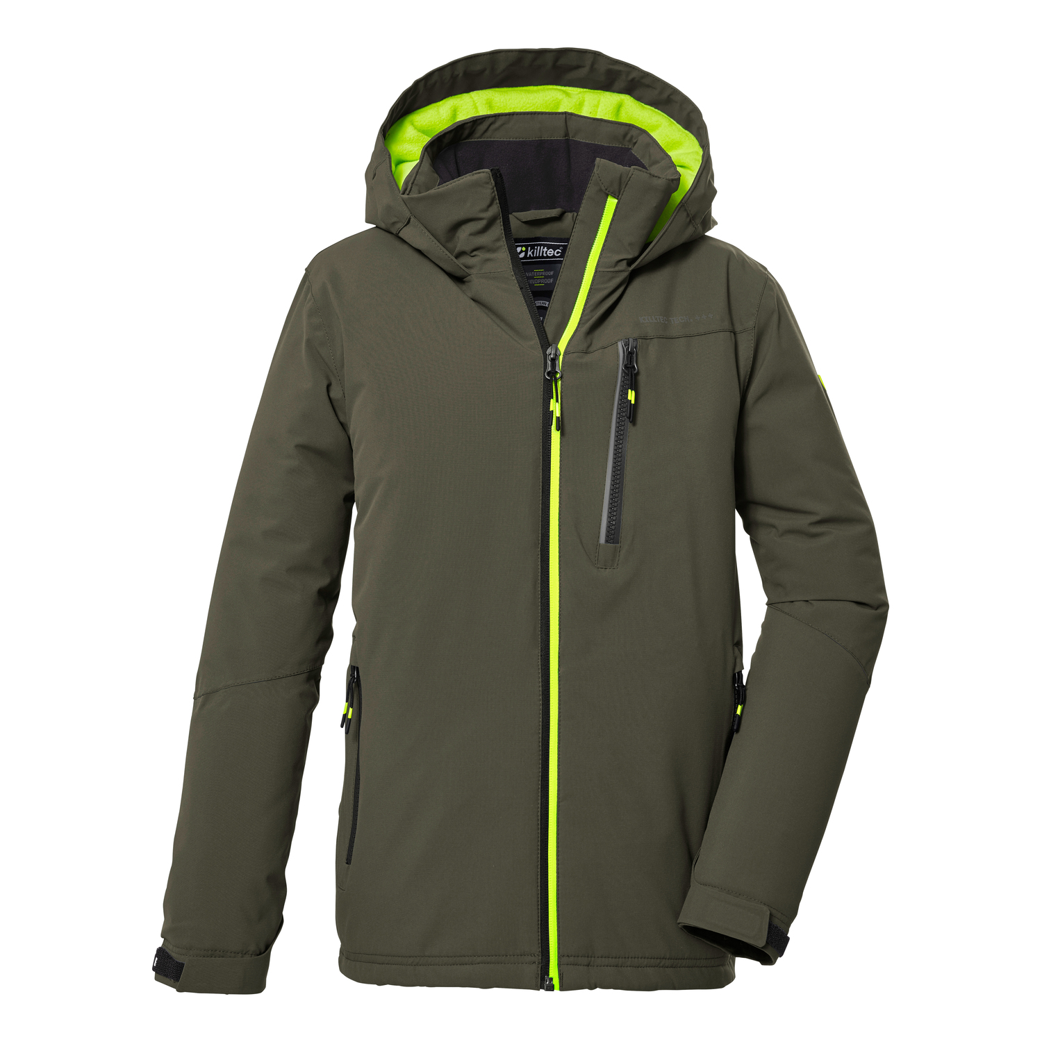Jungen Kinder killtec Dunkeloliv KOW 159 BYS JCKT 00756 176 Funktionsjacke