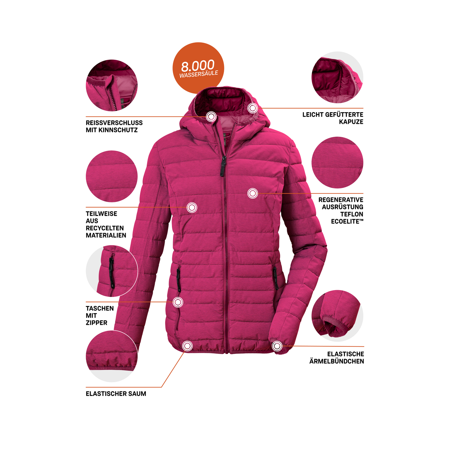 Damen G.I.G.A. DX by killtec Rose GW 49 WMN QLTD JCKT 00498 50 Funktionsjacke
